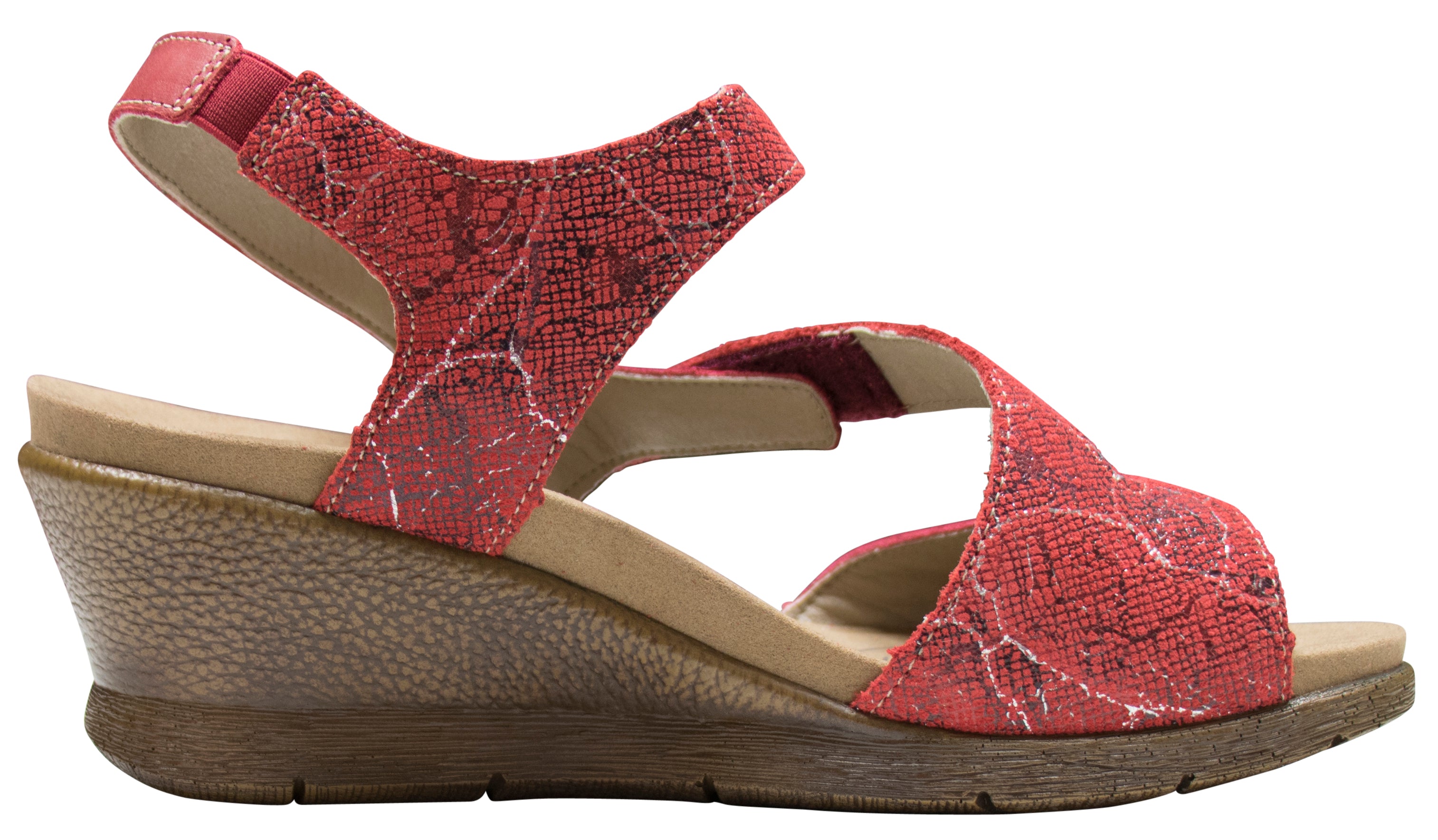 Romika Nevis 07 Sandal Red Combination