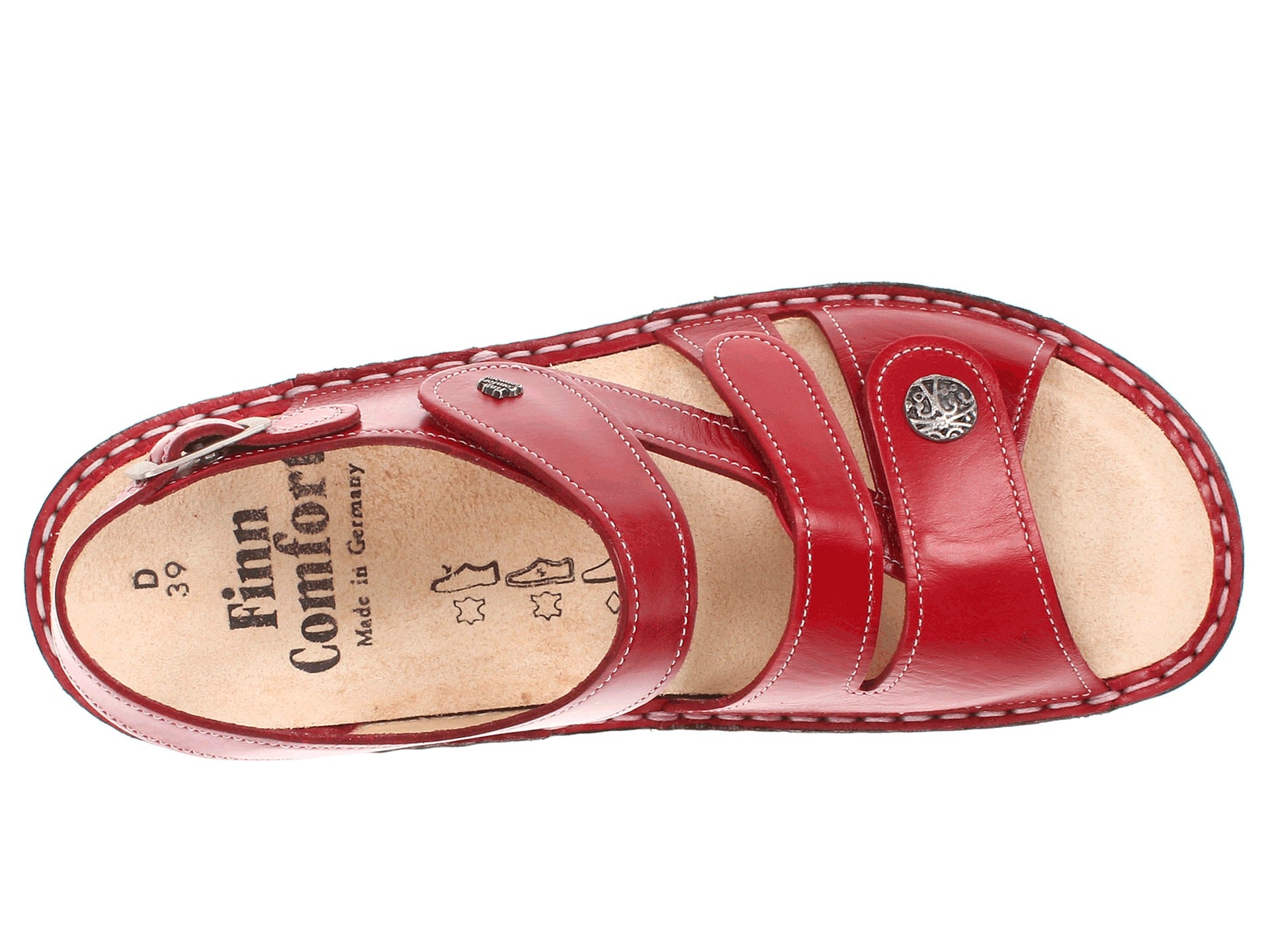 Finn Comfort Sandals Gomera, Red, Venezia