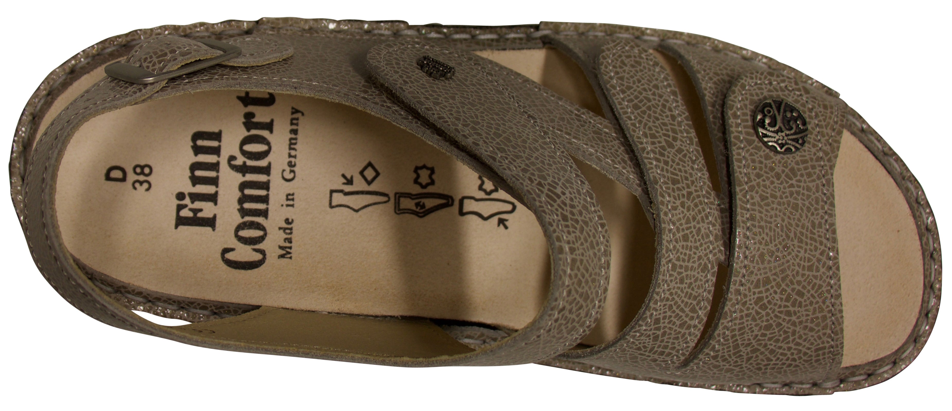 Finn Comfort Gomera Ecru Crash Sandal