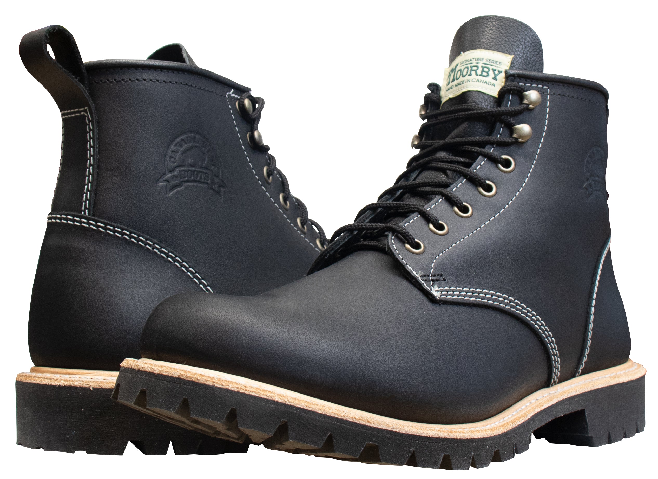 Canada West Moorby Men's Boots Black Loggertan