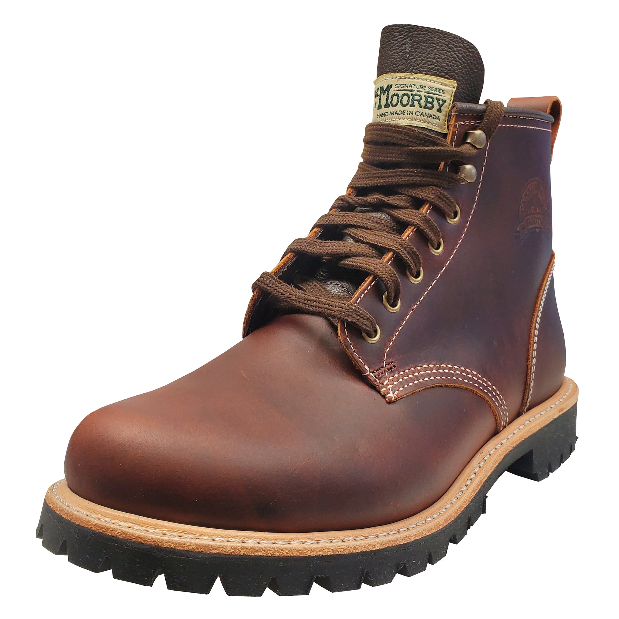 Bottes Canada West Moorby pour homme, noires, style Loggertan