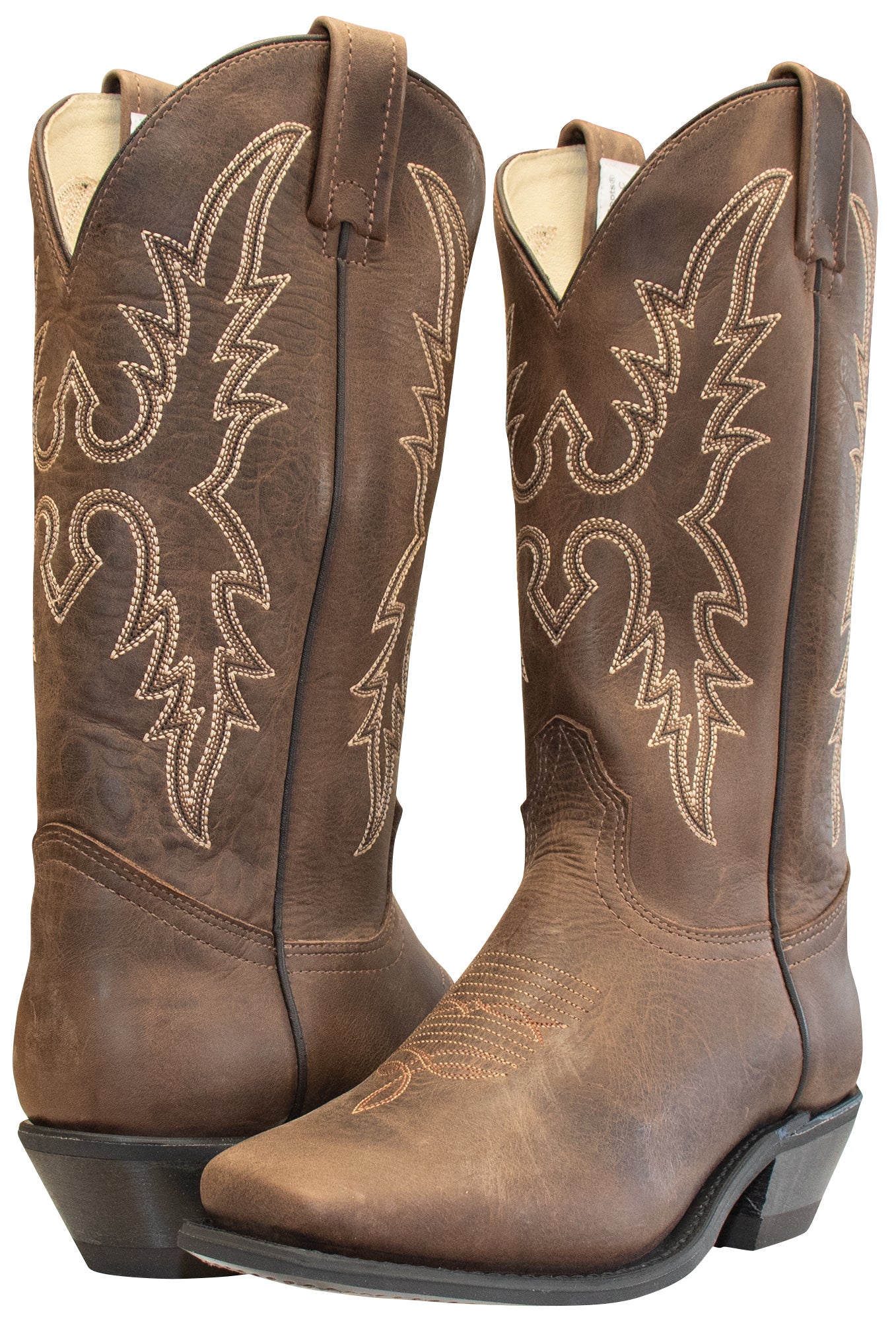 Canada West Women's Brahma Spongys Western Boots With Longhaul Soles