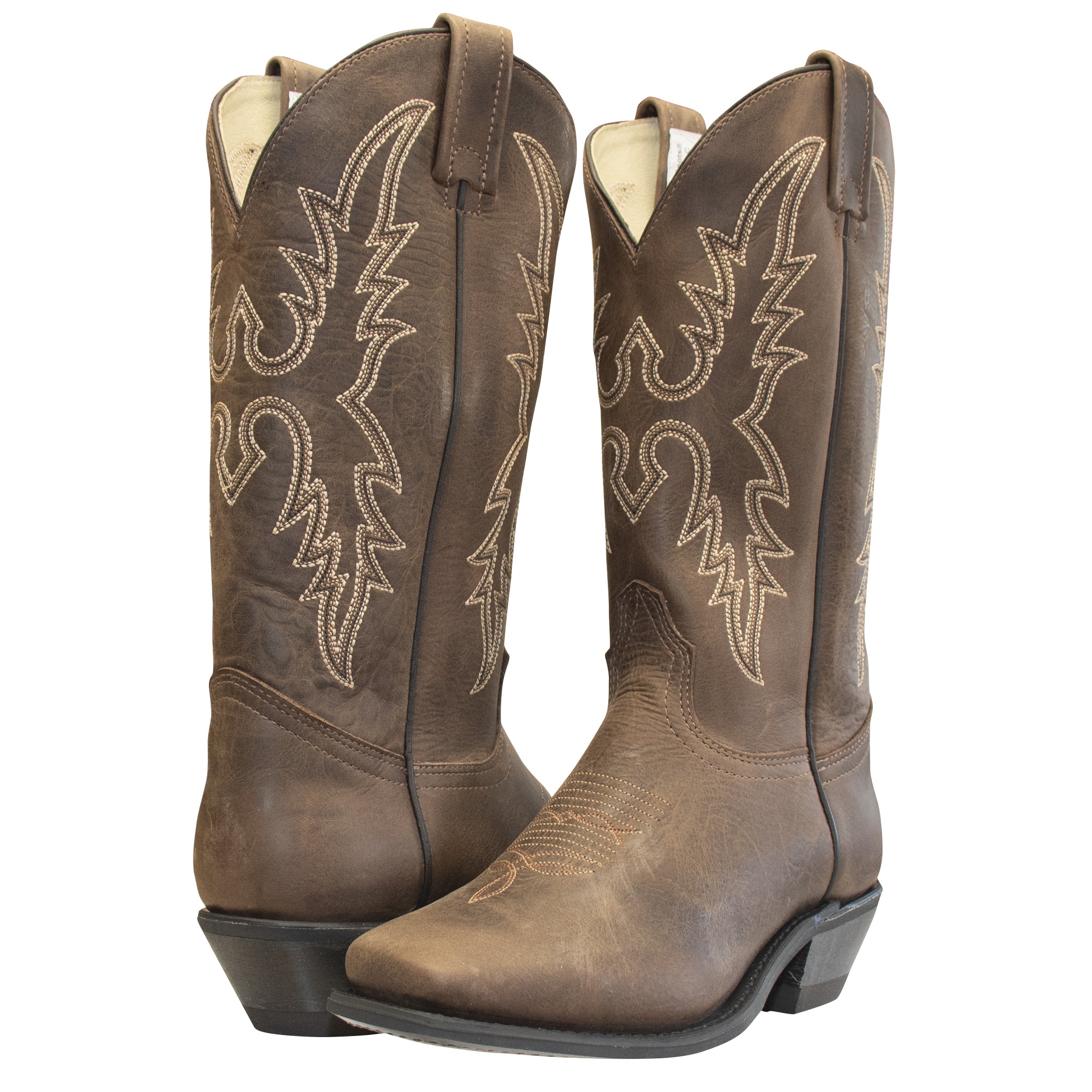 Canada West Women's Brahma Spongys Western Boots With Longhaul Soles