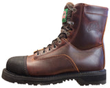 Canada West Men's Lace Work Boots Pecan Tumbled Insulated