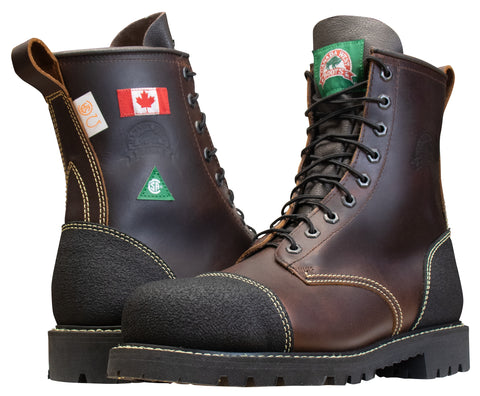 Canada West Men's Lace Work Boots Pecan Tumbled – Byward Centre