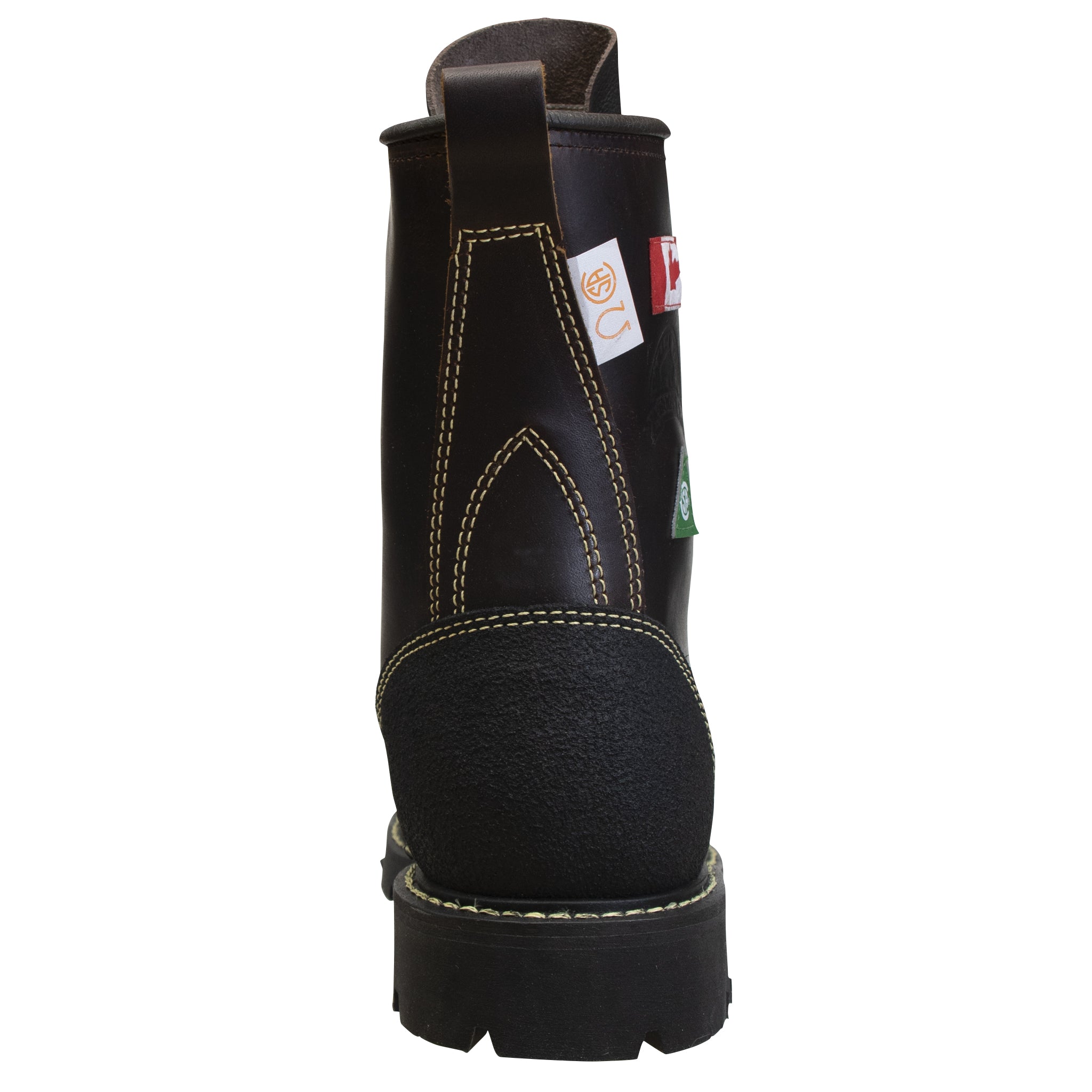 Canada West Men's Lace Work Boots Pecan Tumbled