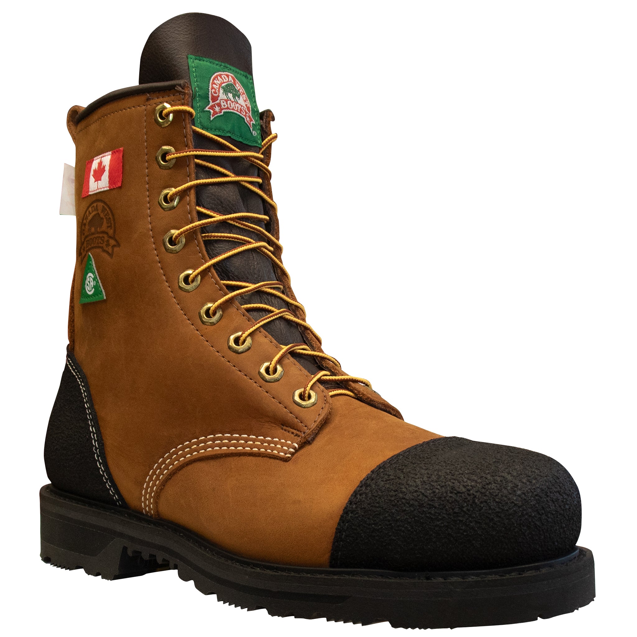 Bottes de travail à lacets pour hommes Canada West