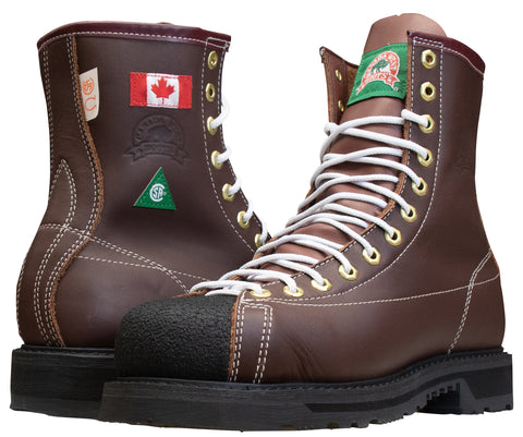 Canada West Men's Lace Work Boots Red Dog Iron Worker