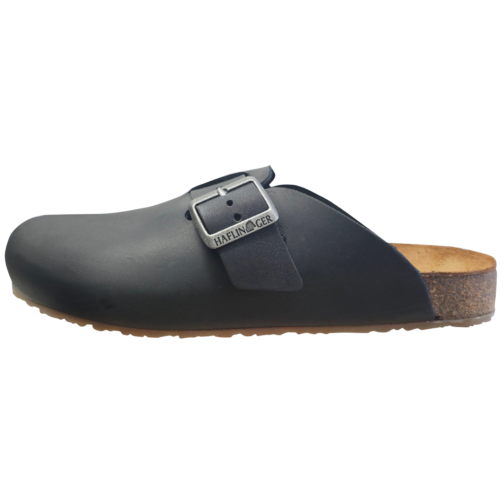Haflinger Unisex Porto Leather Buckle Clog