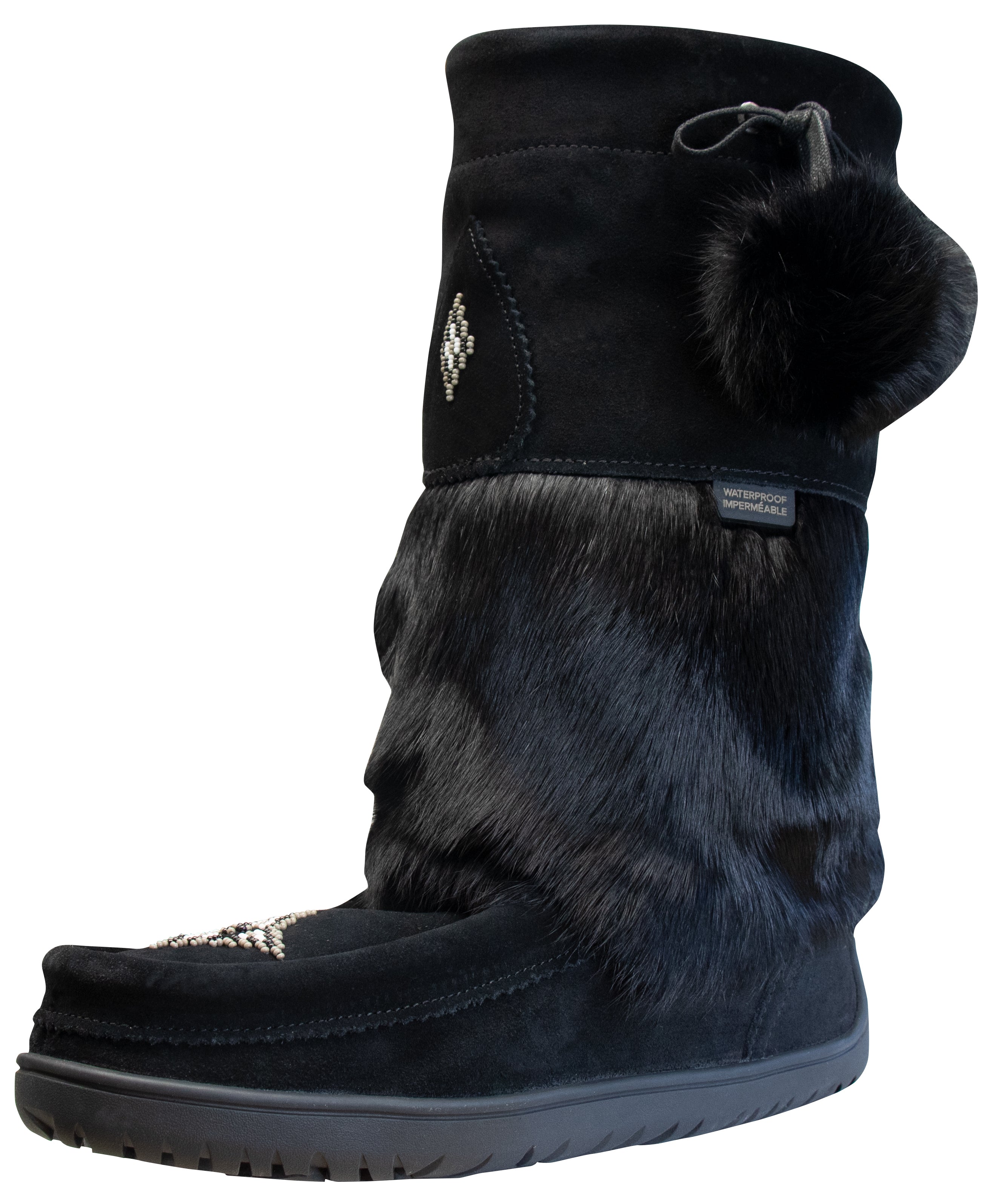 Manitobah Women's WATERPROOF SNOWY OWL Suede Winter Boots