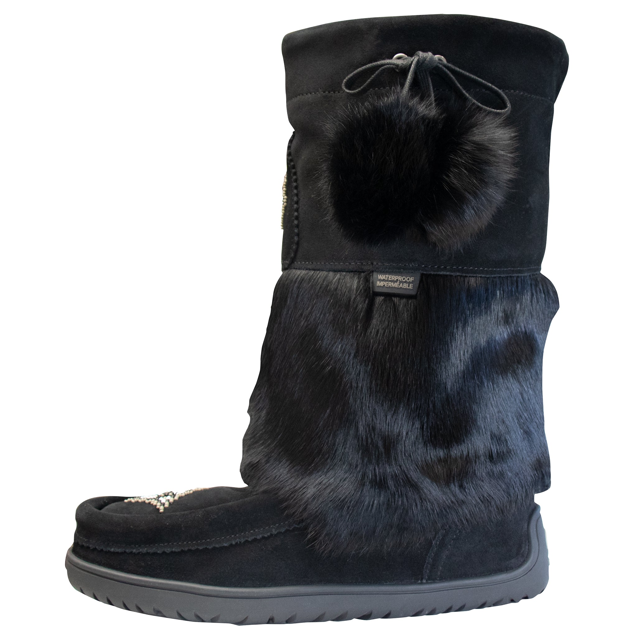 Manitobah Women's WATERPROOF SNOWY OWL Suede Winter Boots