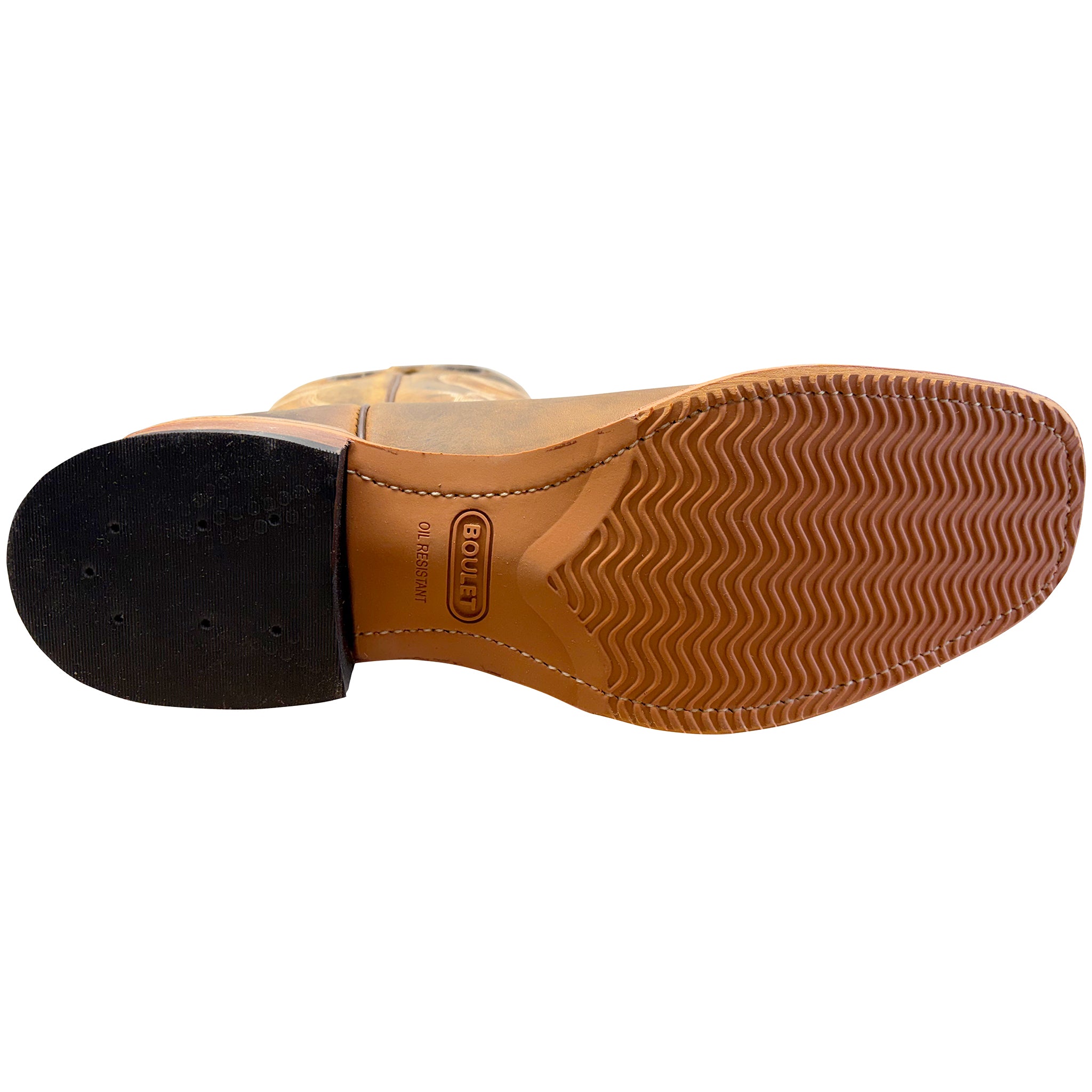 Bottes Western Boulet Homme, Rider Sole, Challenger, Hillbilly Doré