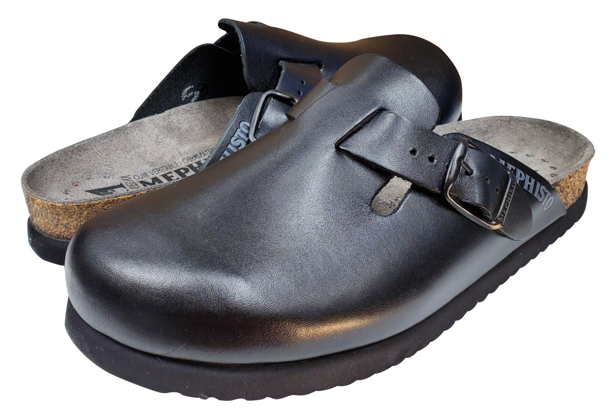 Mephisto Men's Nathan Clogs Black