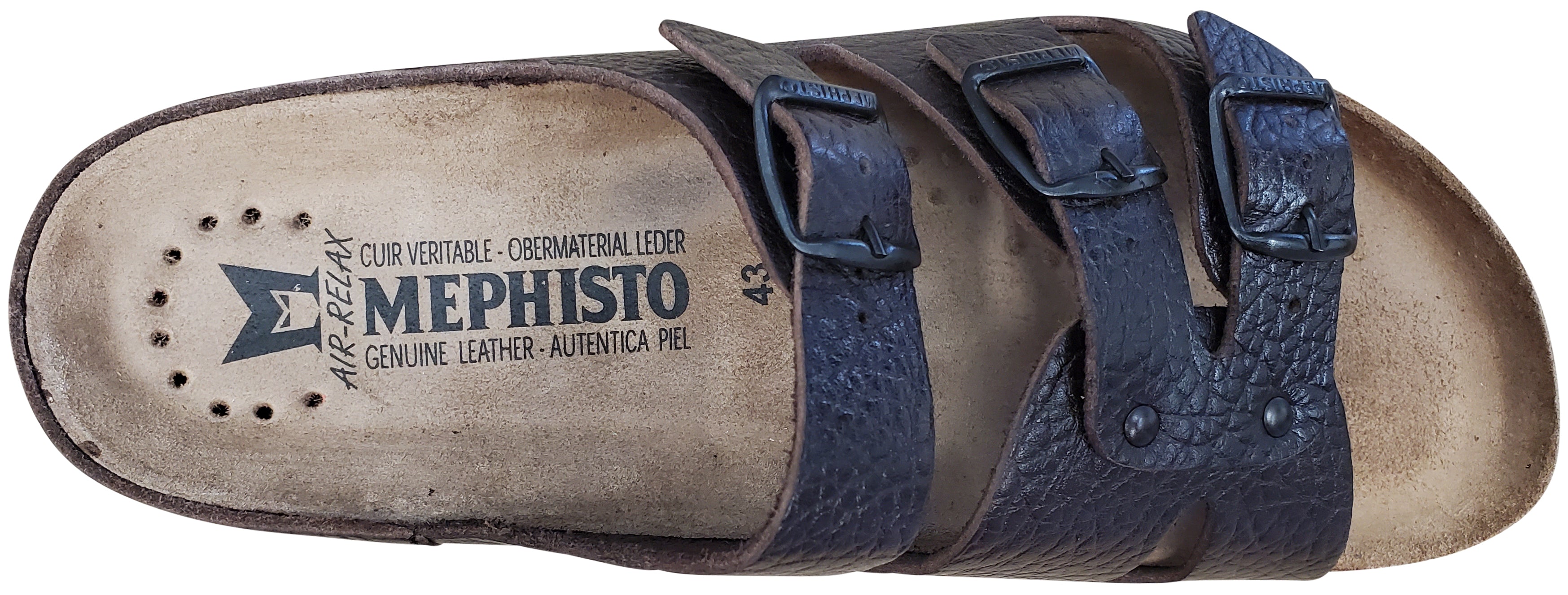 Mephisto Men's Zach Sandal Dark Brown