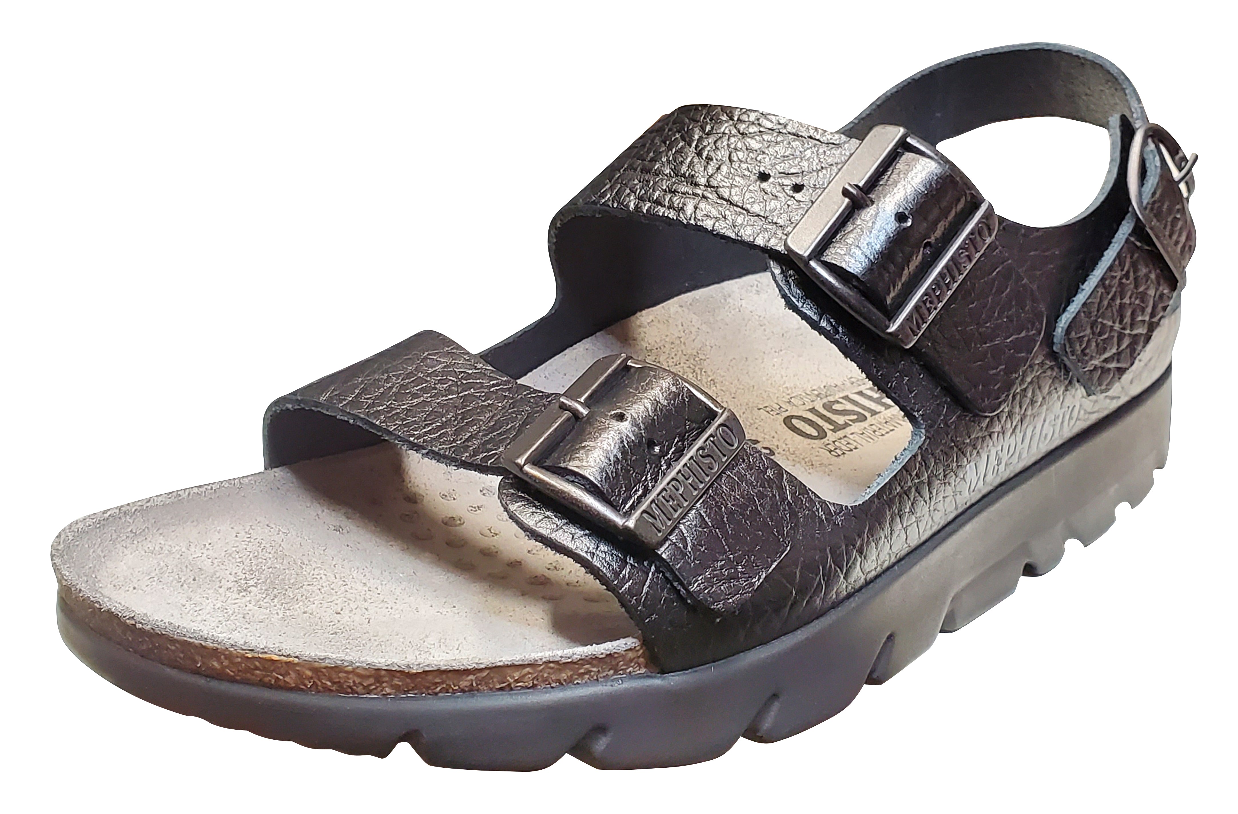 Mephisto Zeus Sandal Black Buffalo