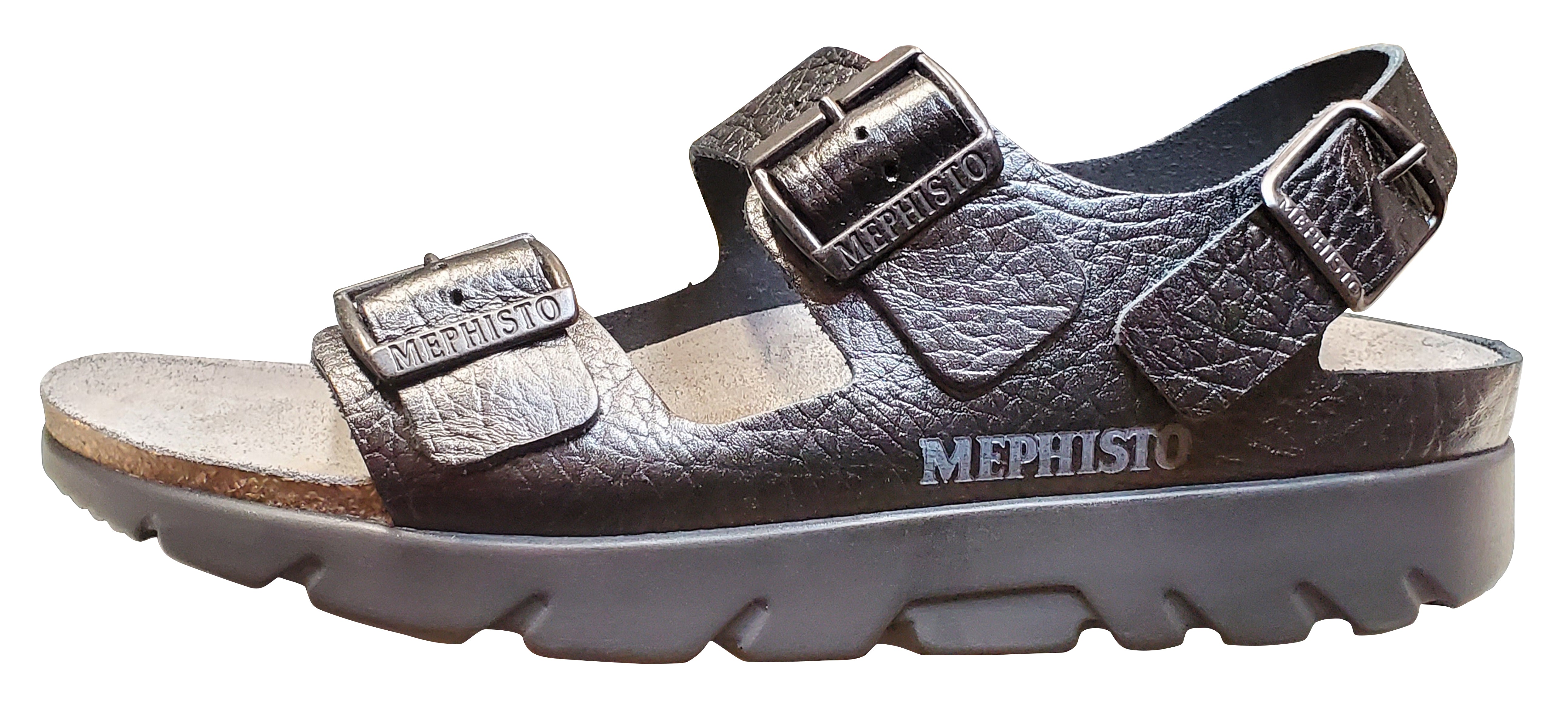 Mephisto Zeus Sandal Black Buffalo