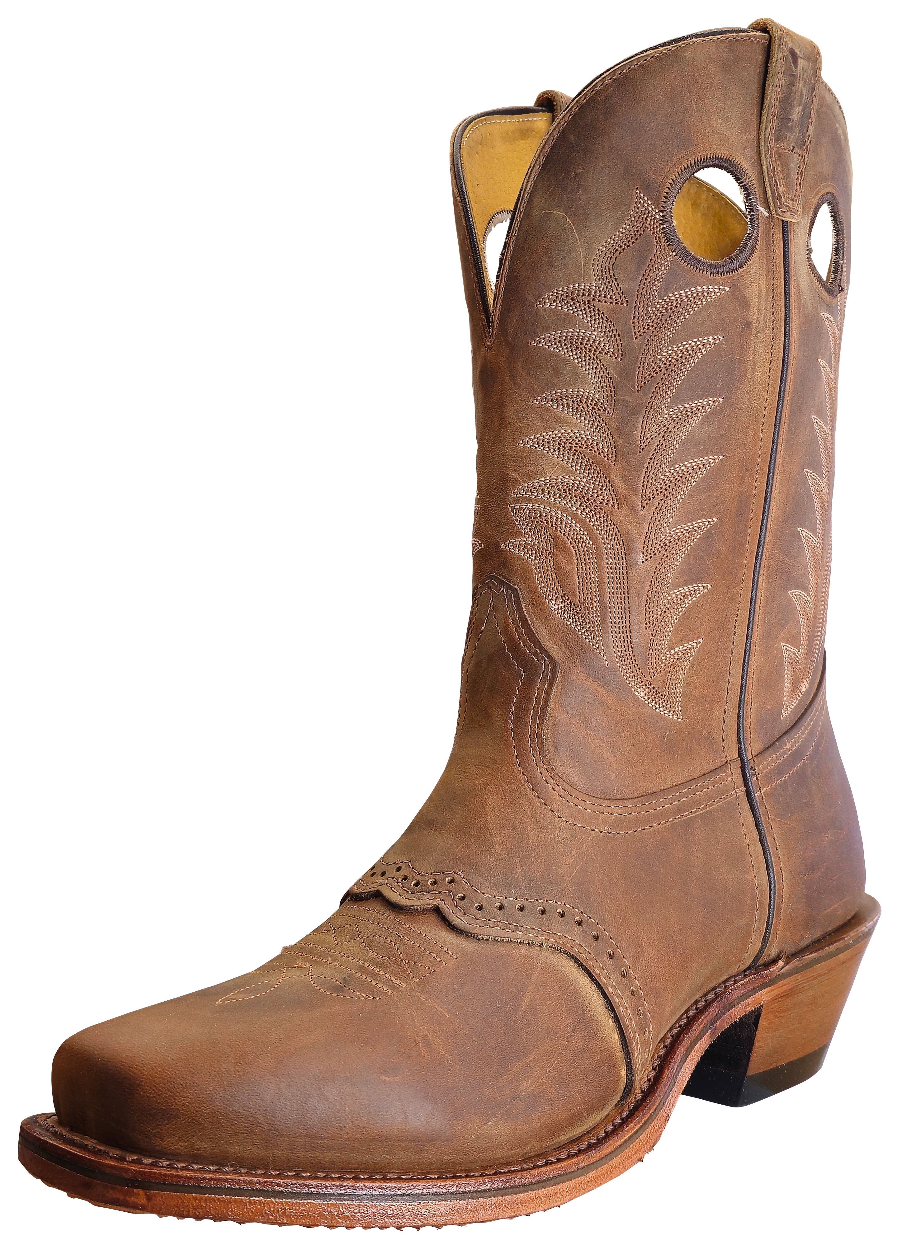 Boulet Western Boots Men's, Rider Sole, Challenger, Hillbilly Golden