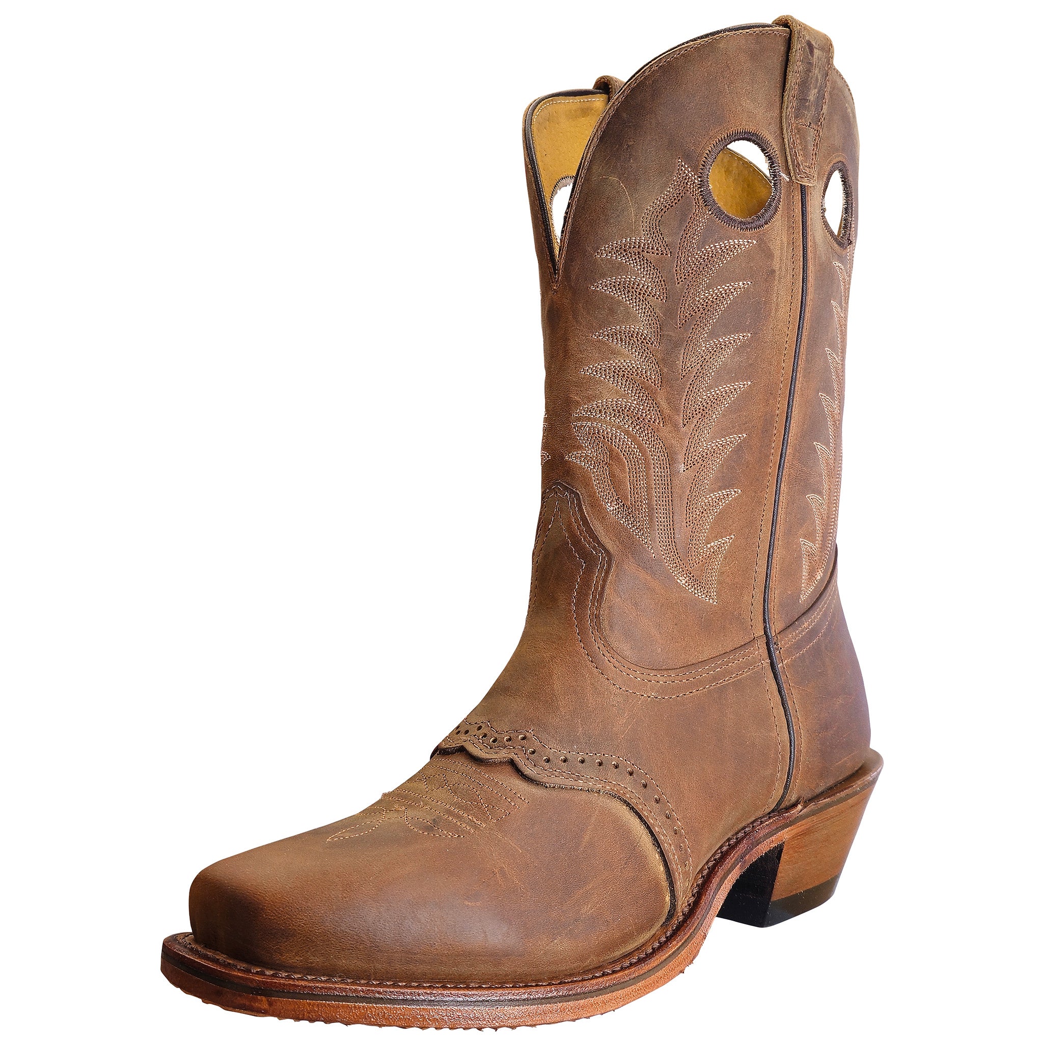 Boulet Western Boots Men's, Rider Sole, Challenger, Hillbilly Golden