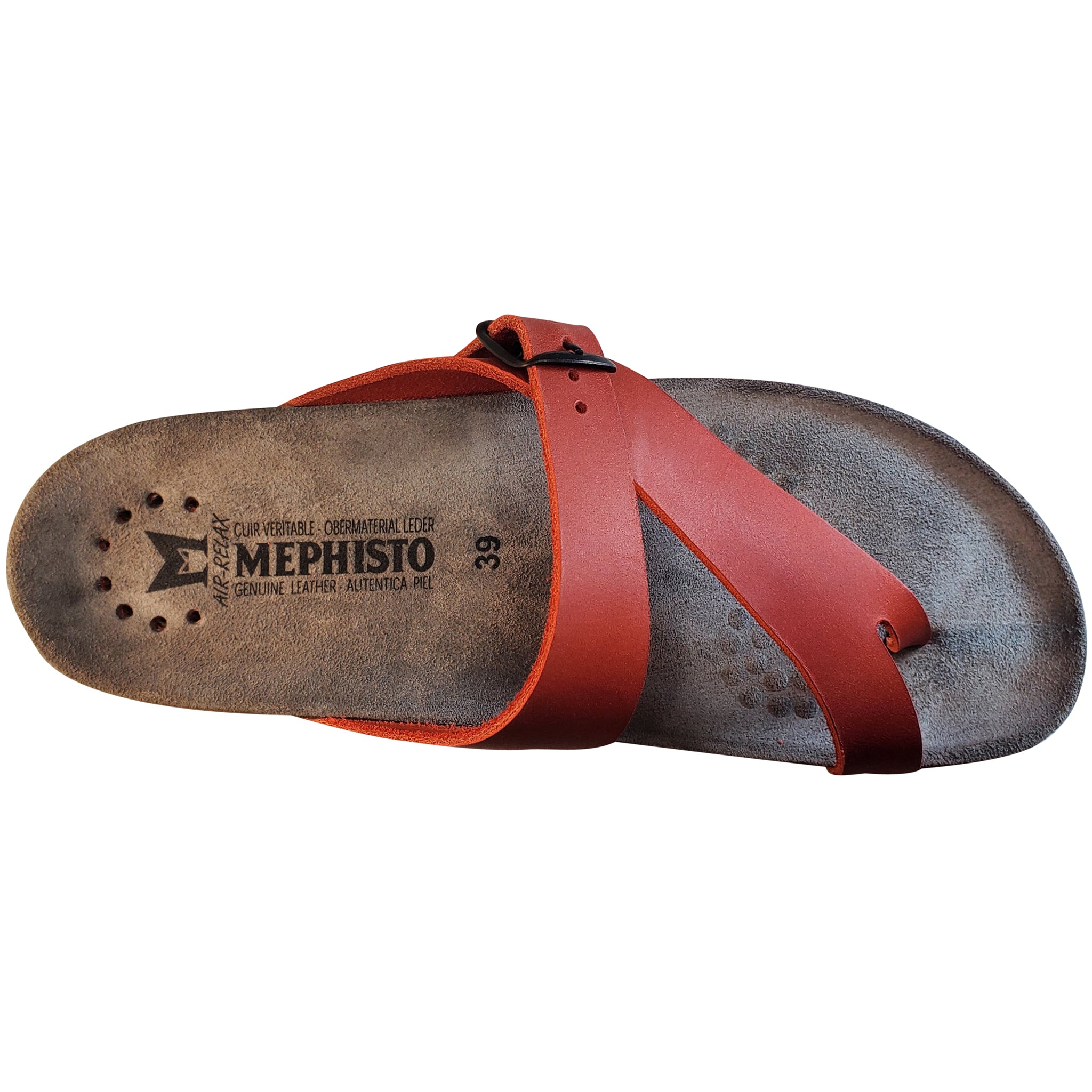 Sandale Helen pour femme de Mephisto, rayures rouges
