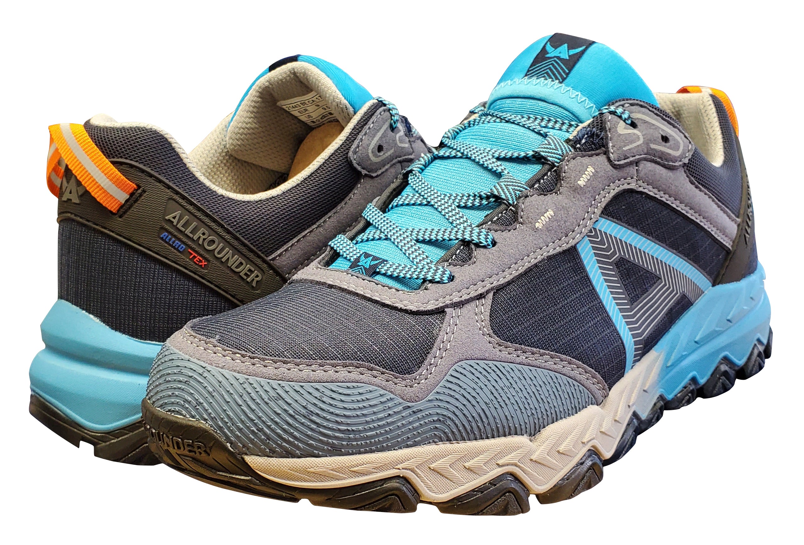 Allrounder Men's Challenge-TEX Walking Shoes Jeans/Night Sky