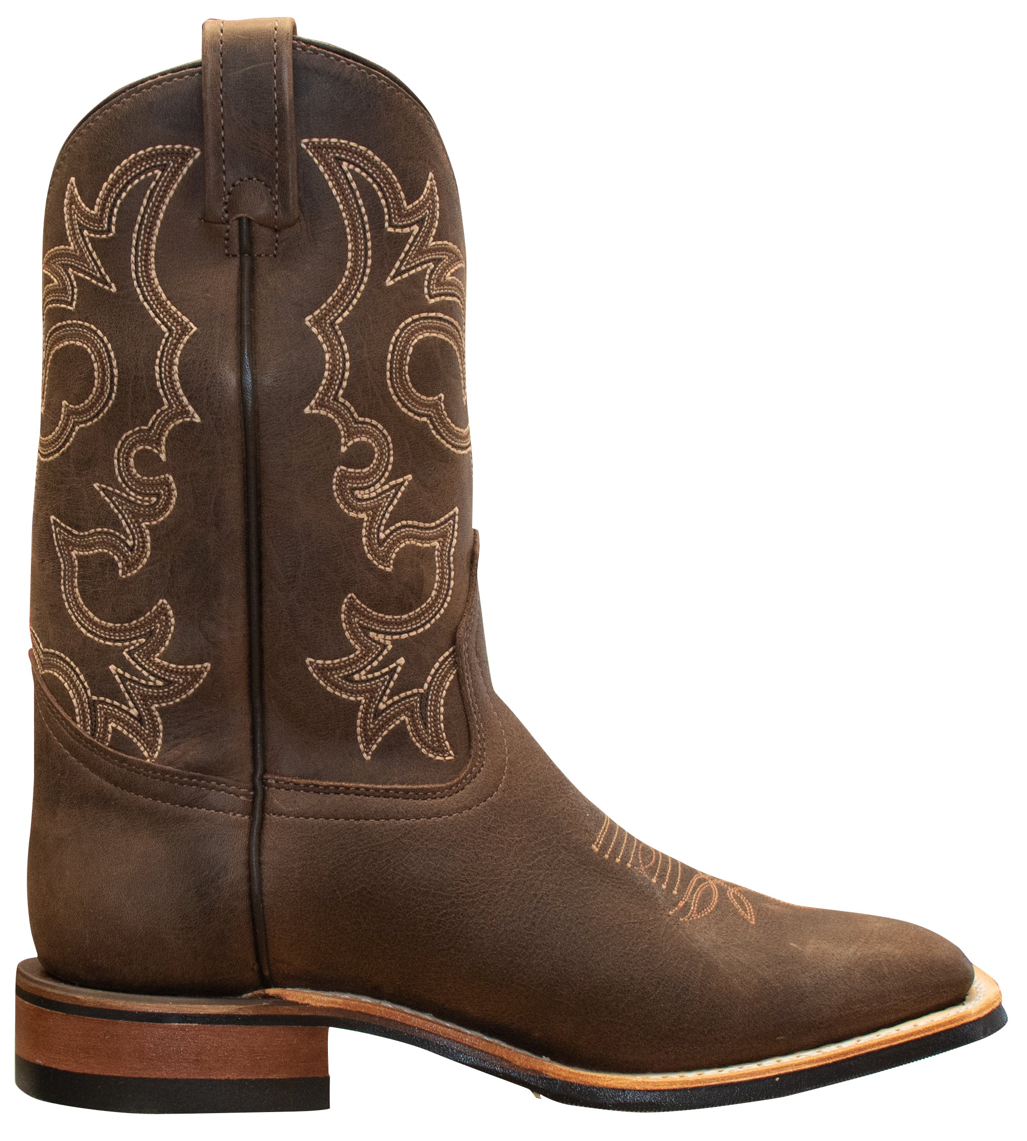 Canada West Men's Brahma Ropers Western Boot Alamo Tan