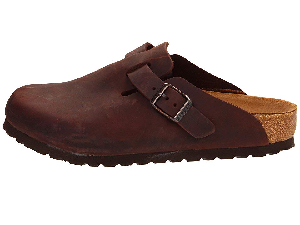 Birkenstock Boston Havana Natural Leather