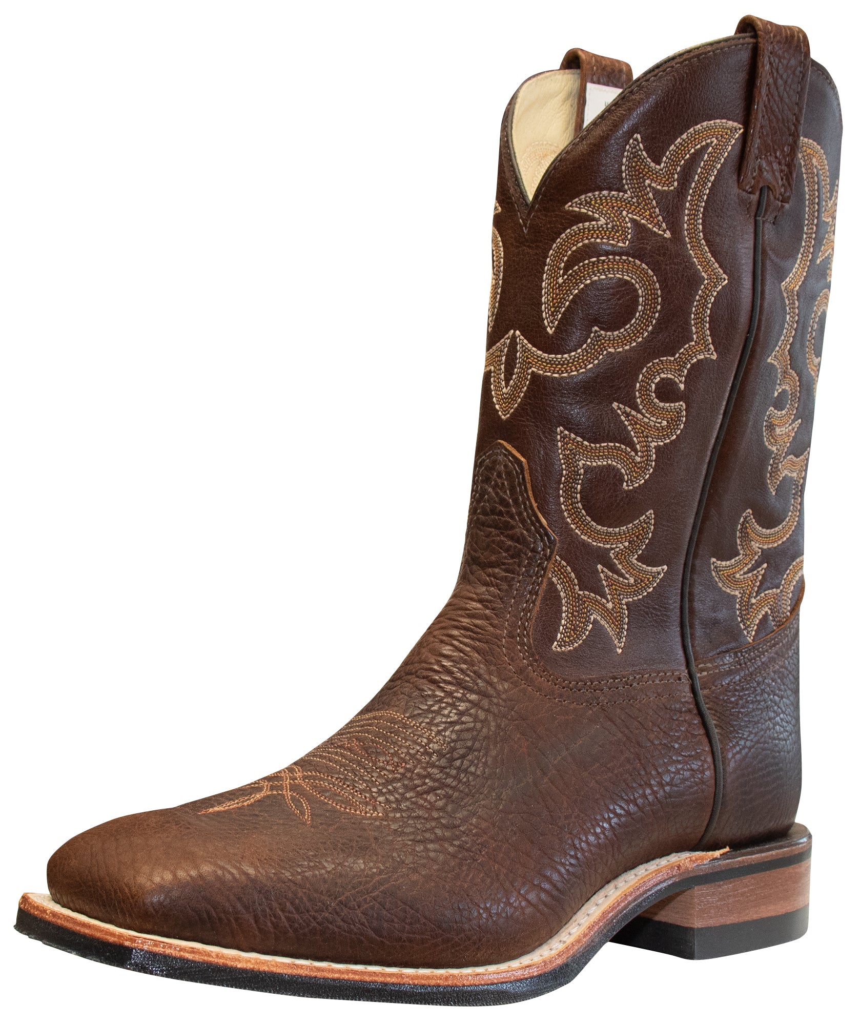 Canada West Men's Brahma Ropers Western Boot Brown