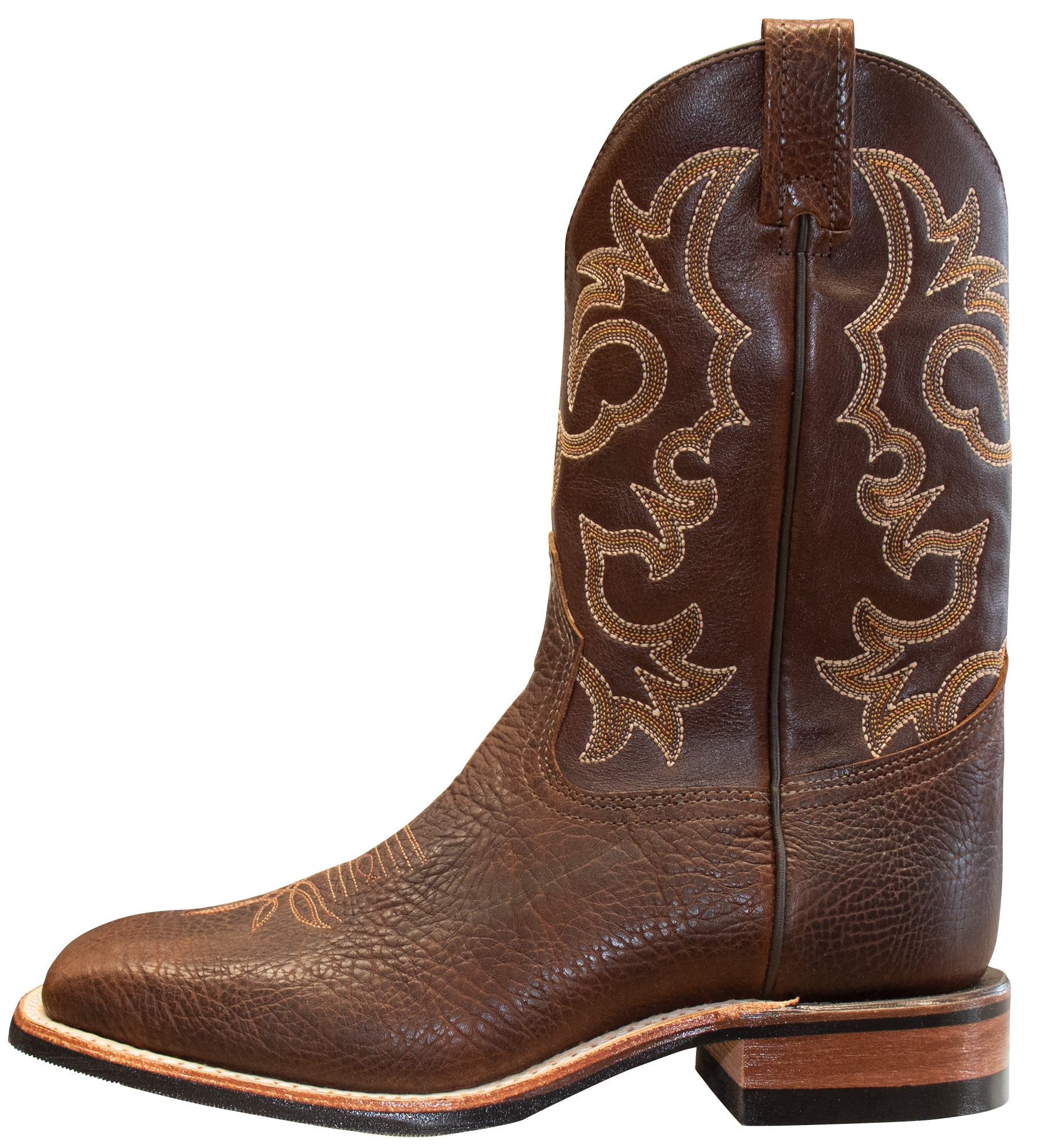 Canada West Men's Brahma Ropers Western Boot Brown