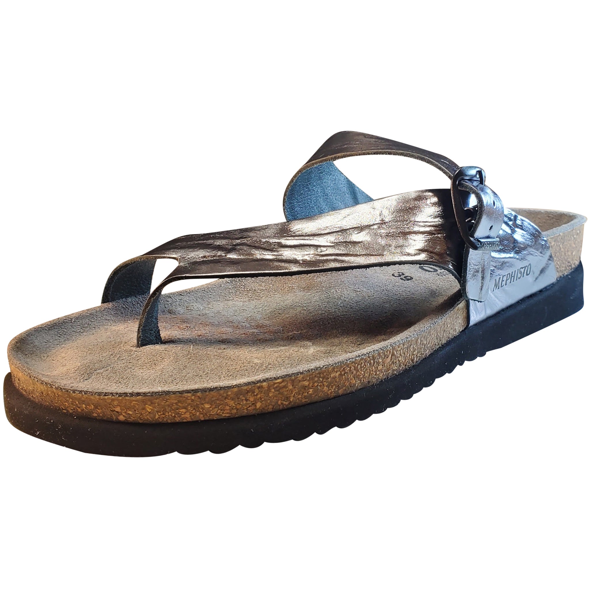 Mephisto Women's Helen Sandal, Grey ETNA 7103