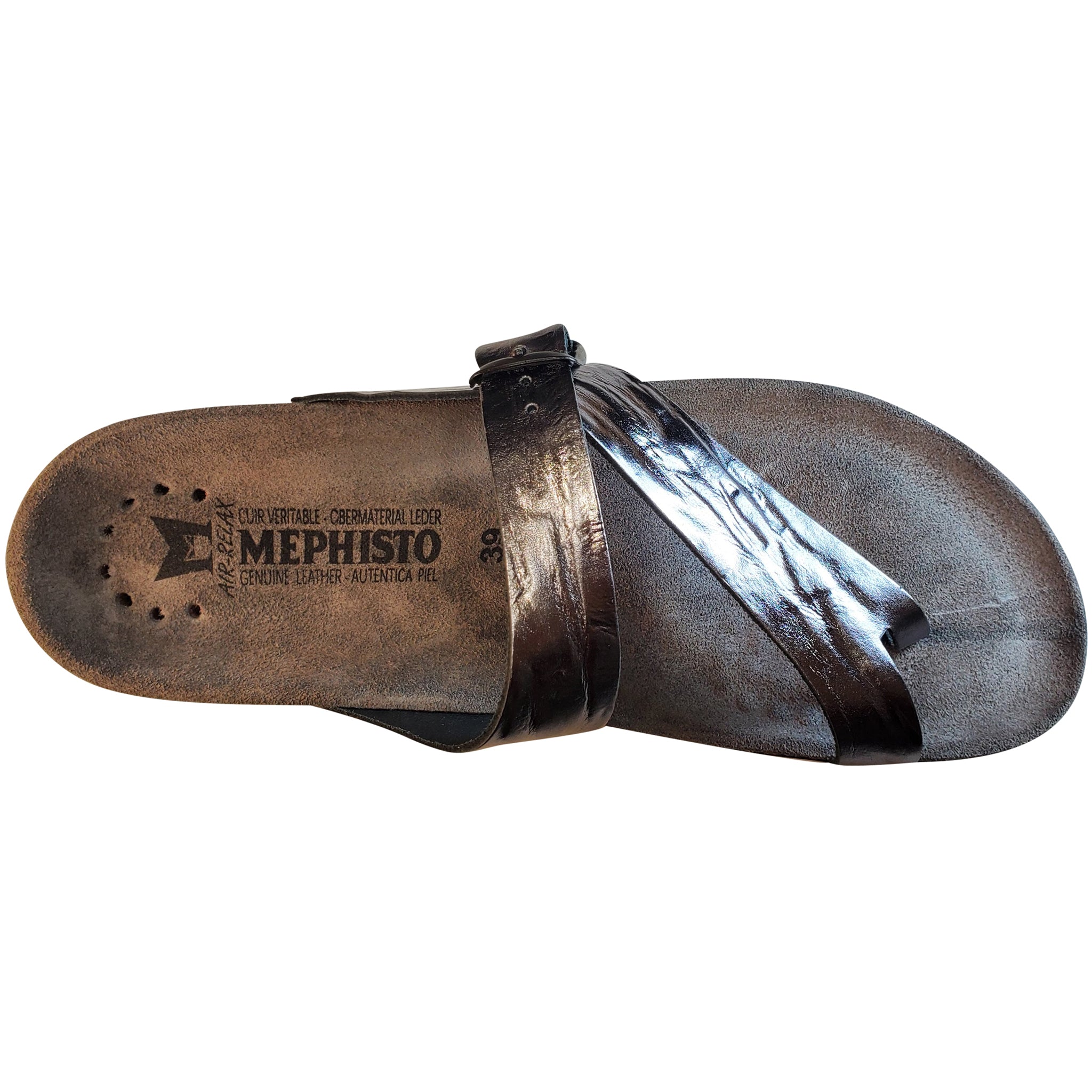 Mephisto Women's Helen Sandal, Grey ETNA 7103
