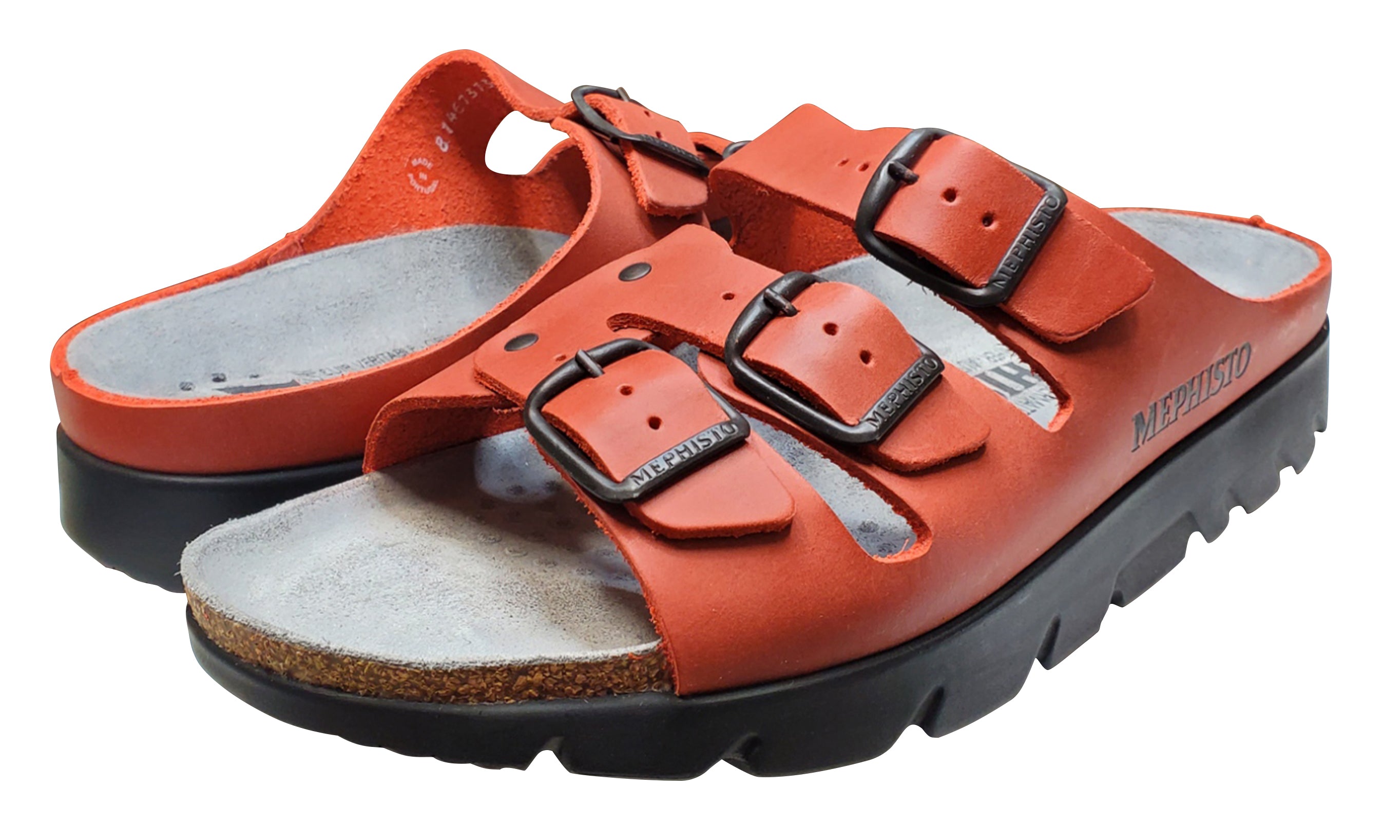 Mephisto Zach Fit Sandal Red Scratch