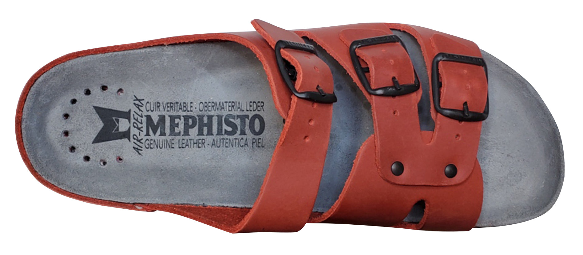 Mephisto Zach Fit Sandal Red Scratch