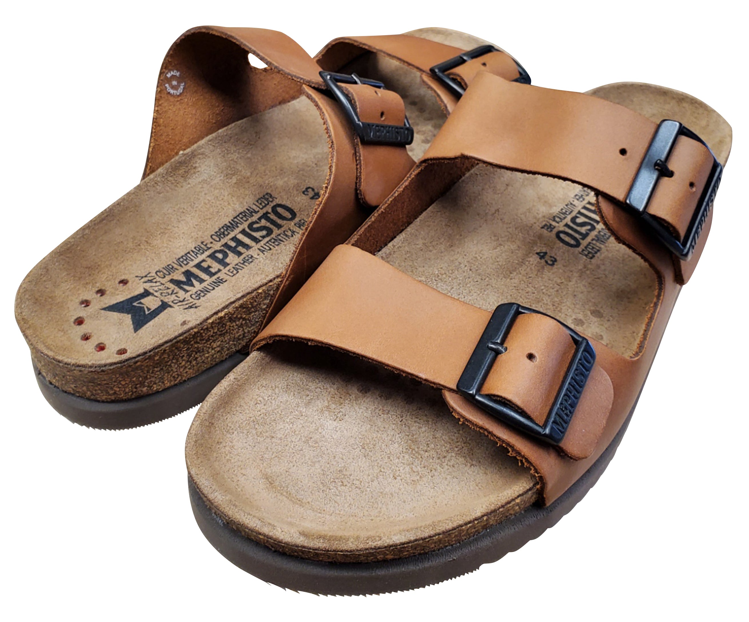 Mephisto Men's Nerio Sandal Chestnut Scratch