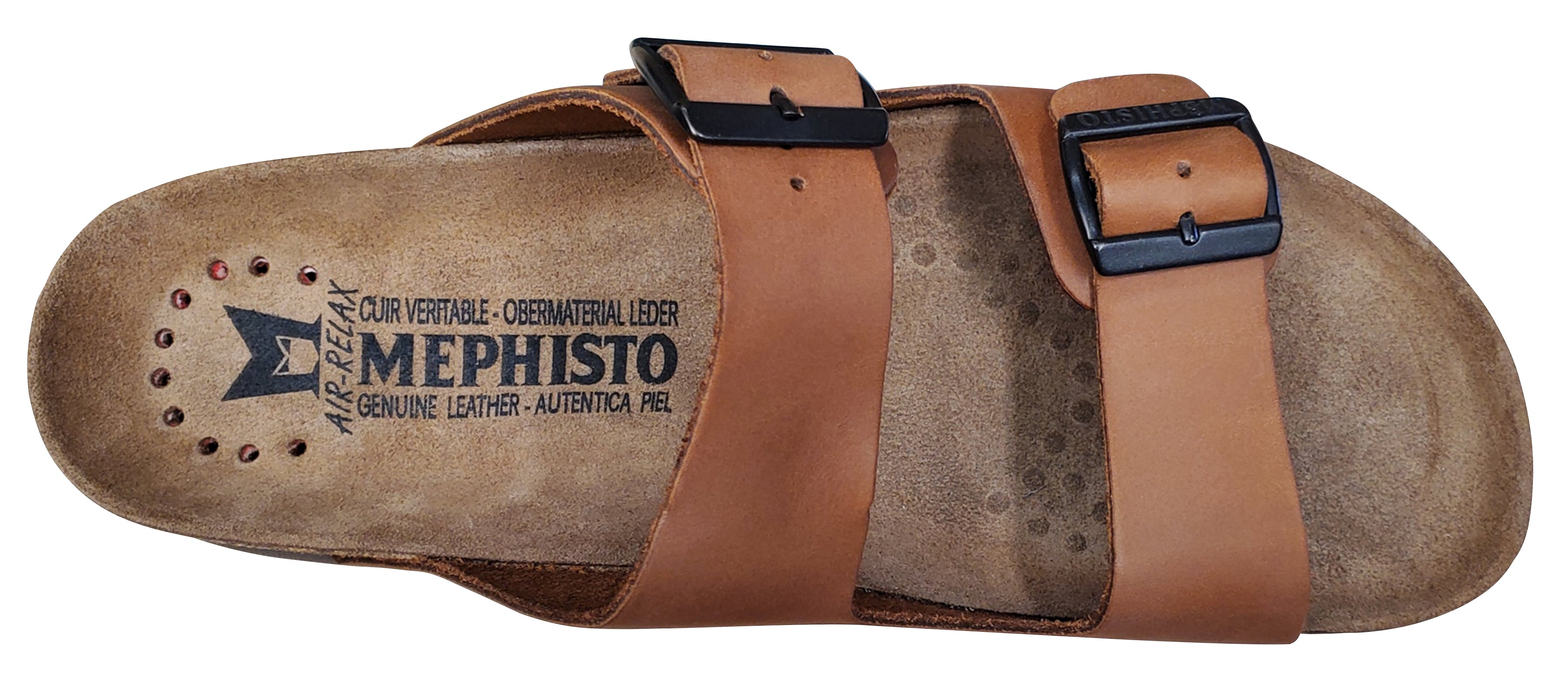 Mephisto Men's Nerio Sandal Chestnut Scratch