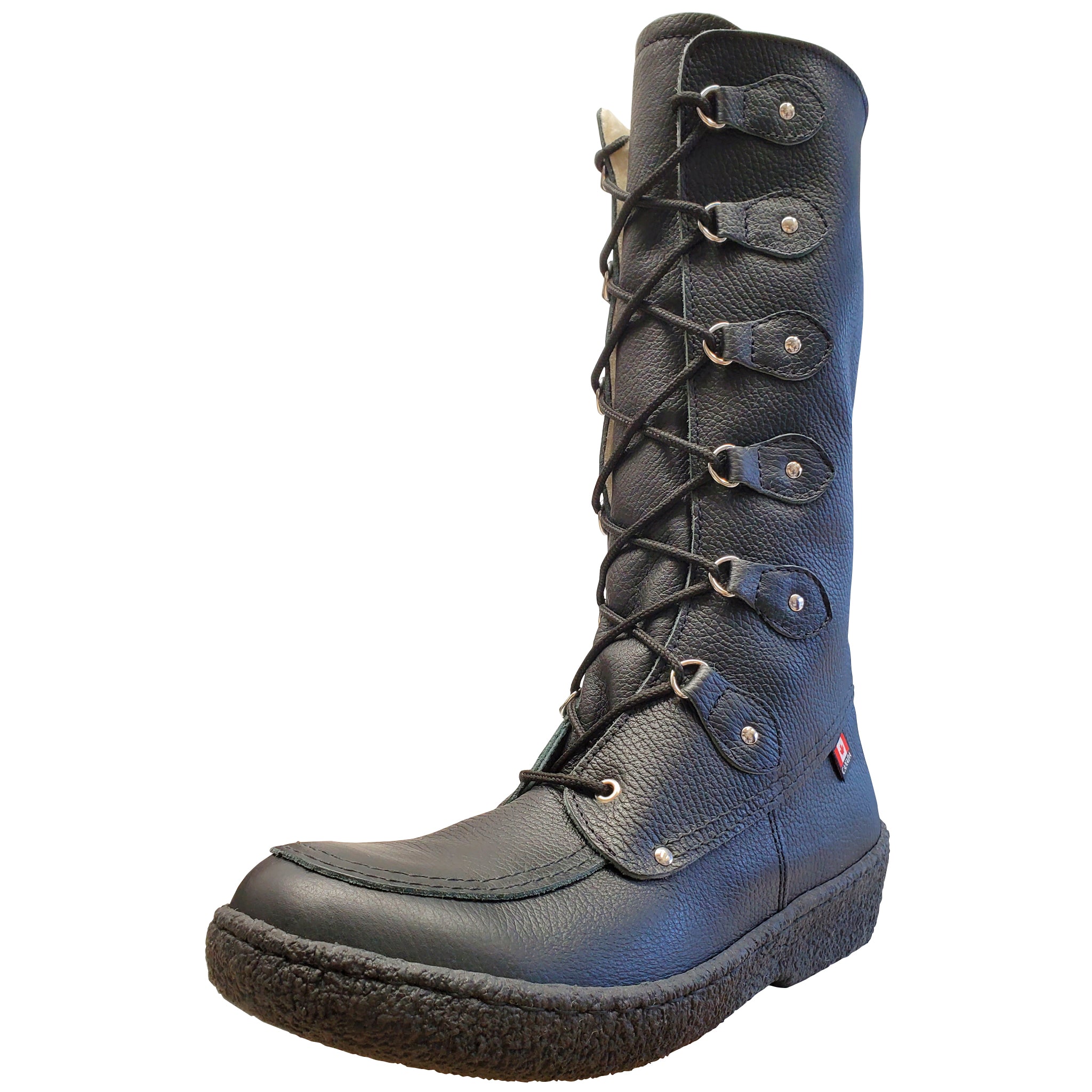 Women's Mukluk Winter Boots with Rubber Sole and Wool Lining