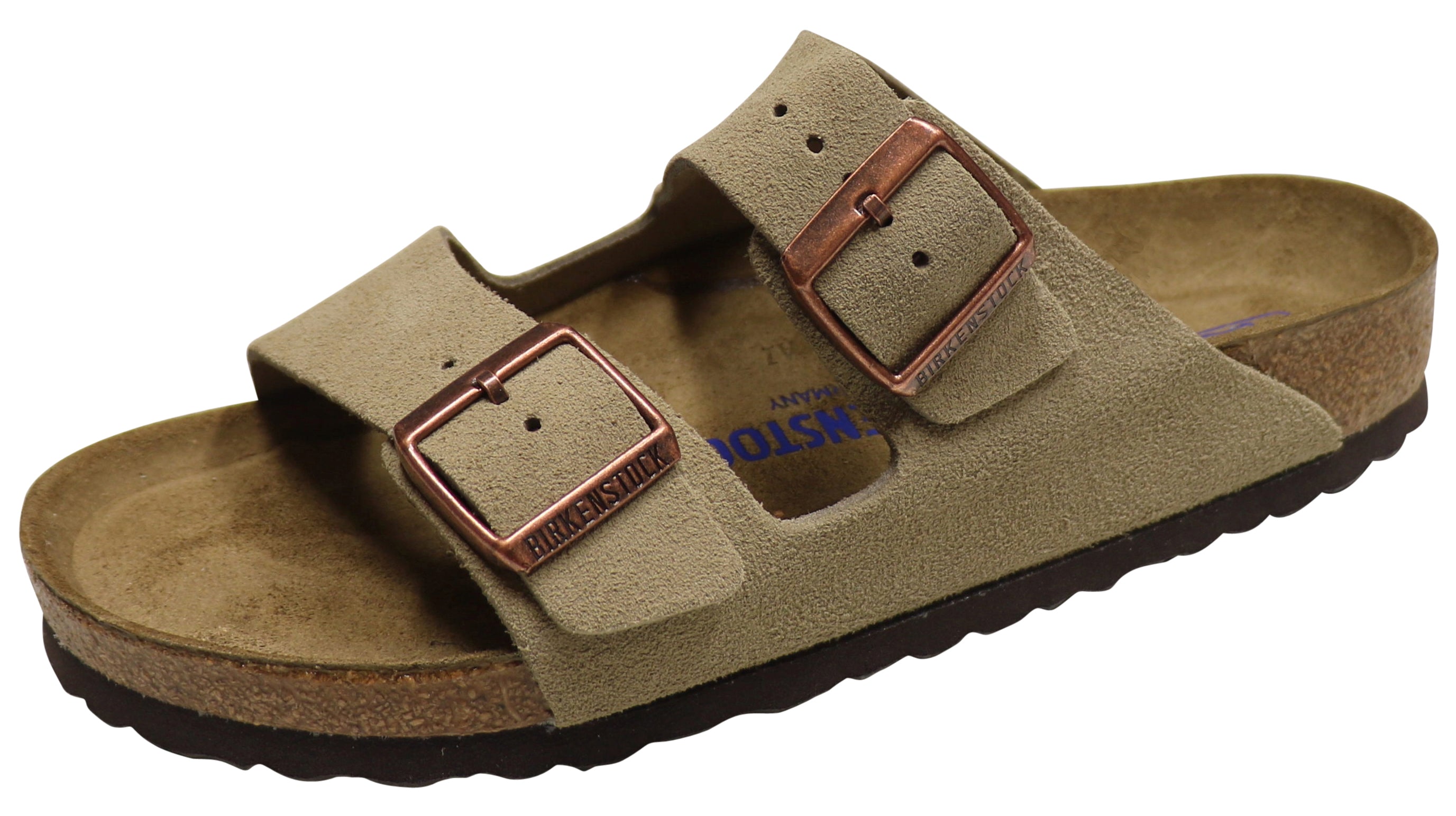 Birkenstock Arizona, Soft Footbed, Taupe, Suede