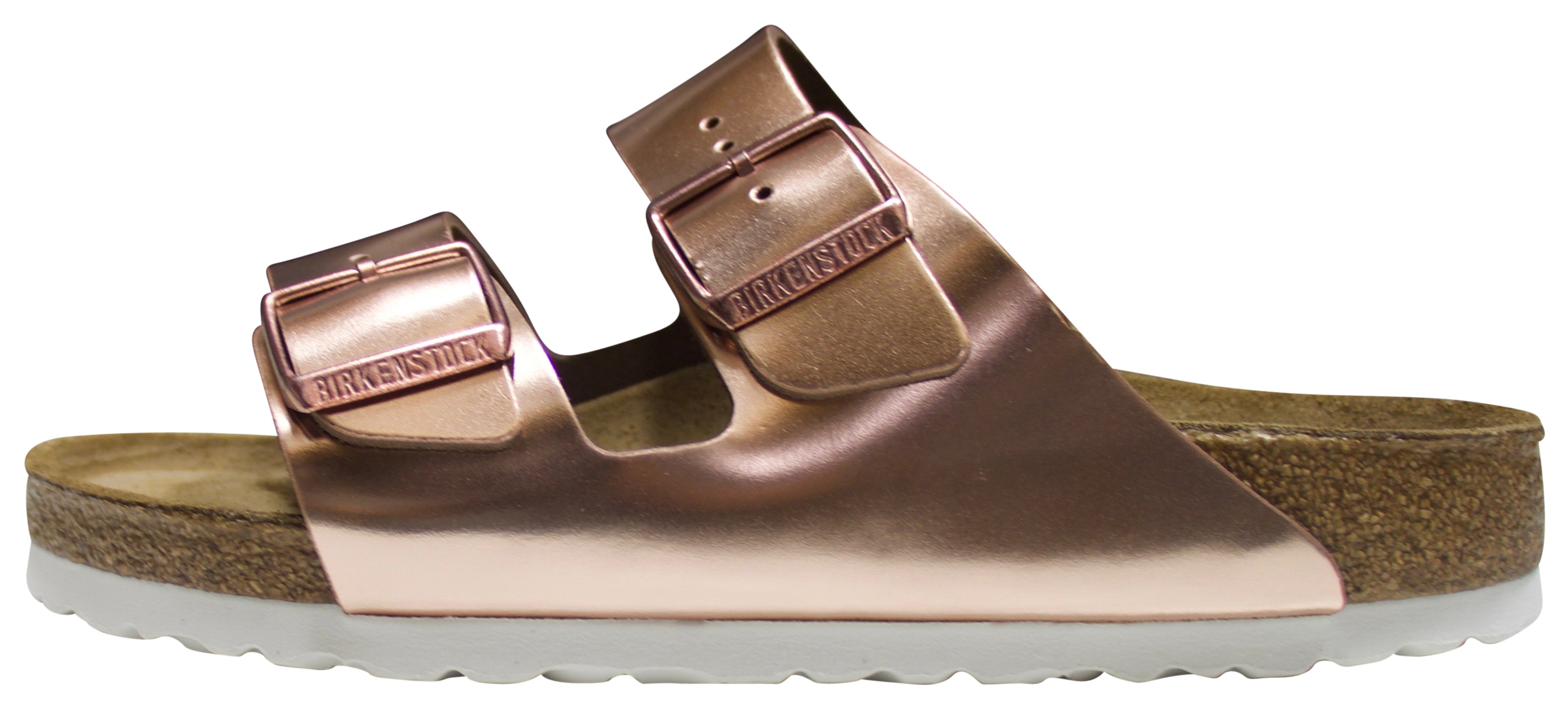 Birkenstock Arizona Soft Footbed, Metallic Copper, Leather