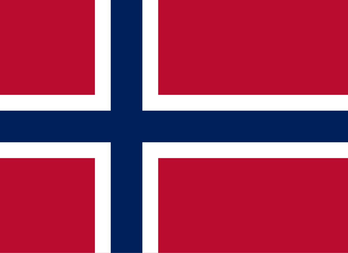 Norway 100% Polyester Flag 36"X60"