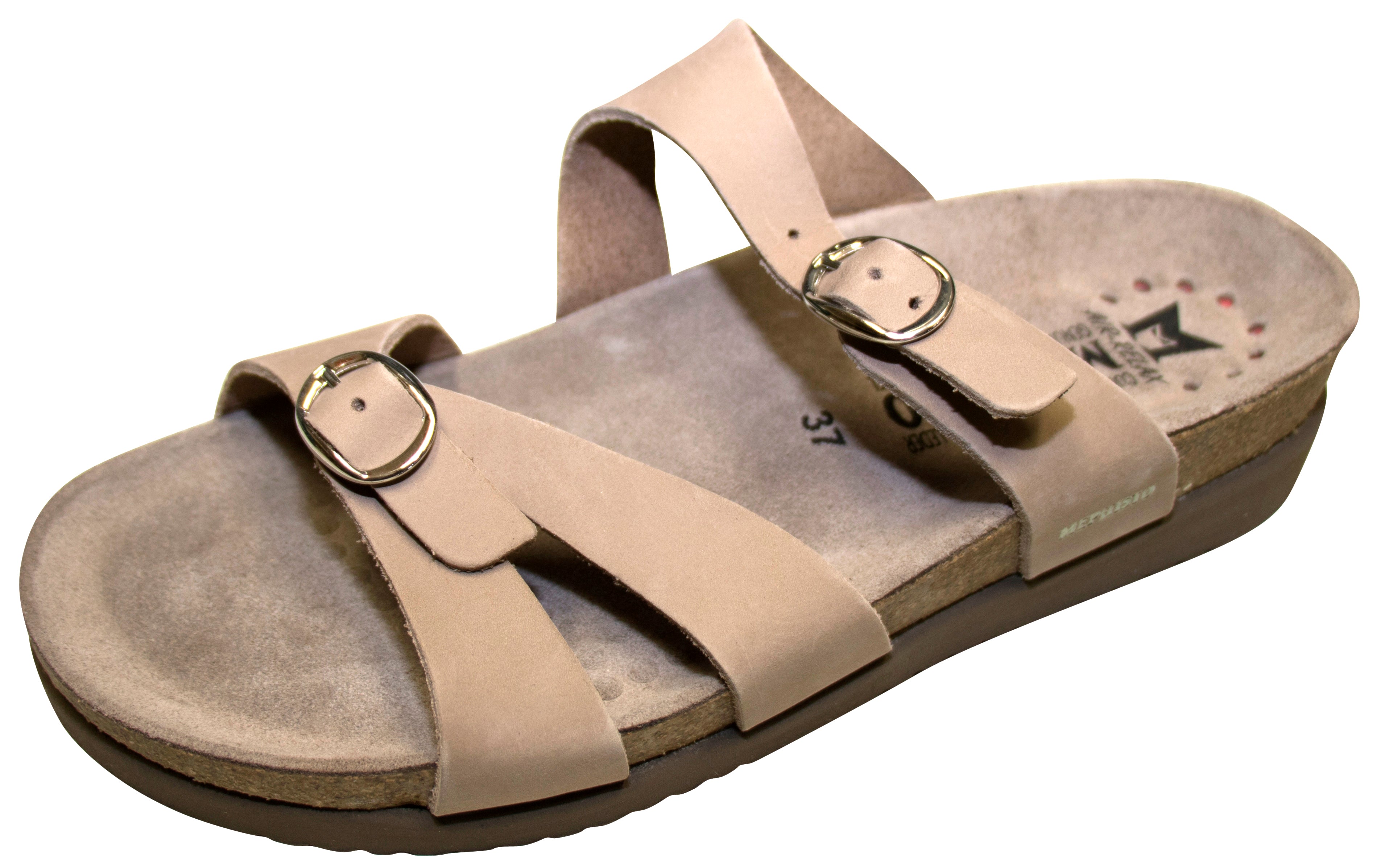 Mephisto Hannel Sandalbuck Sandal, Light Taupe