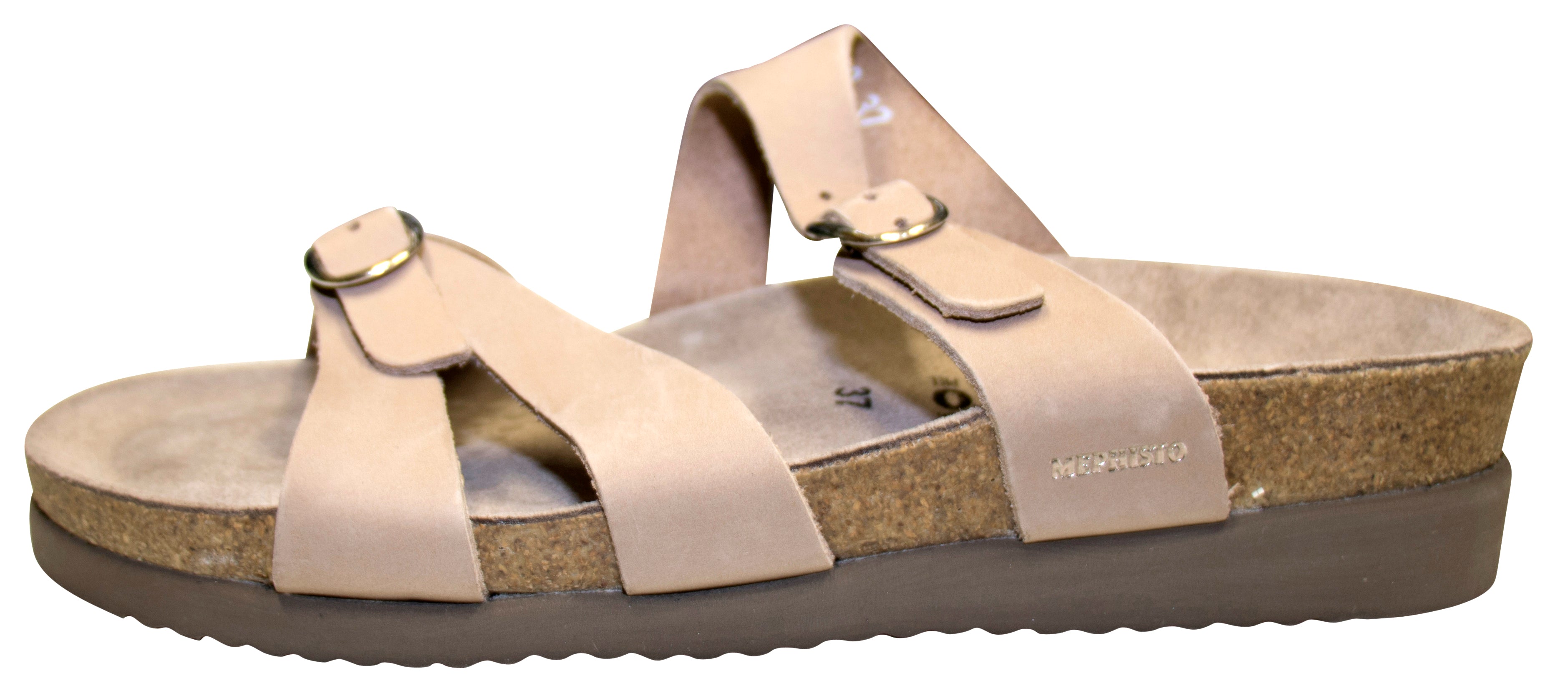 Mephisto Hannel Sandalbuck Sandal, Light Taupe