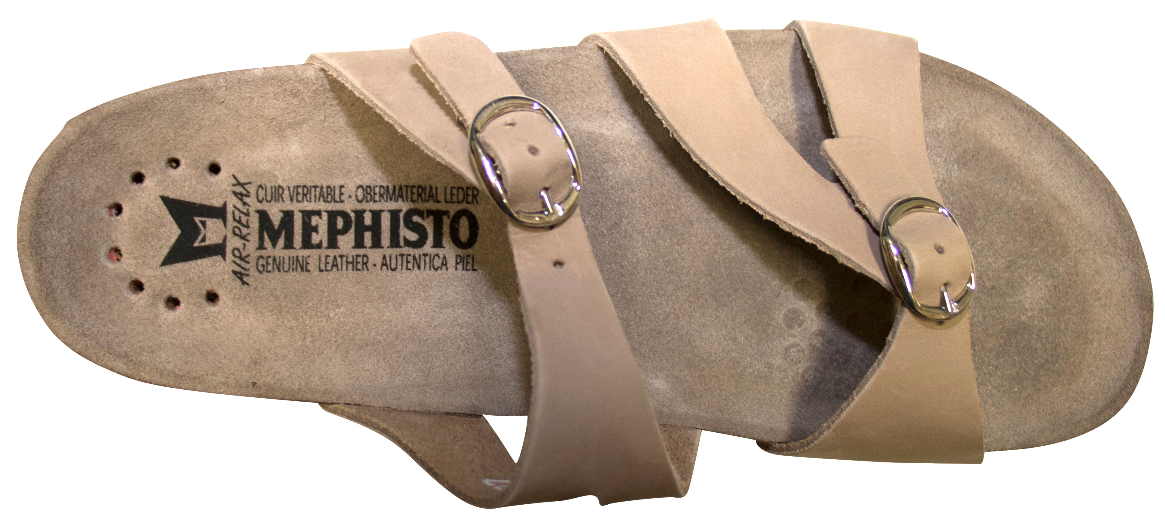 Mephisto Hannel Sandalbuck Sandal, Light Taupe