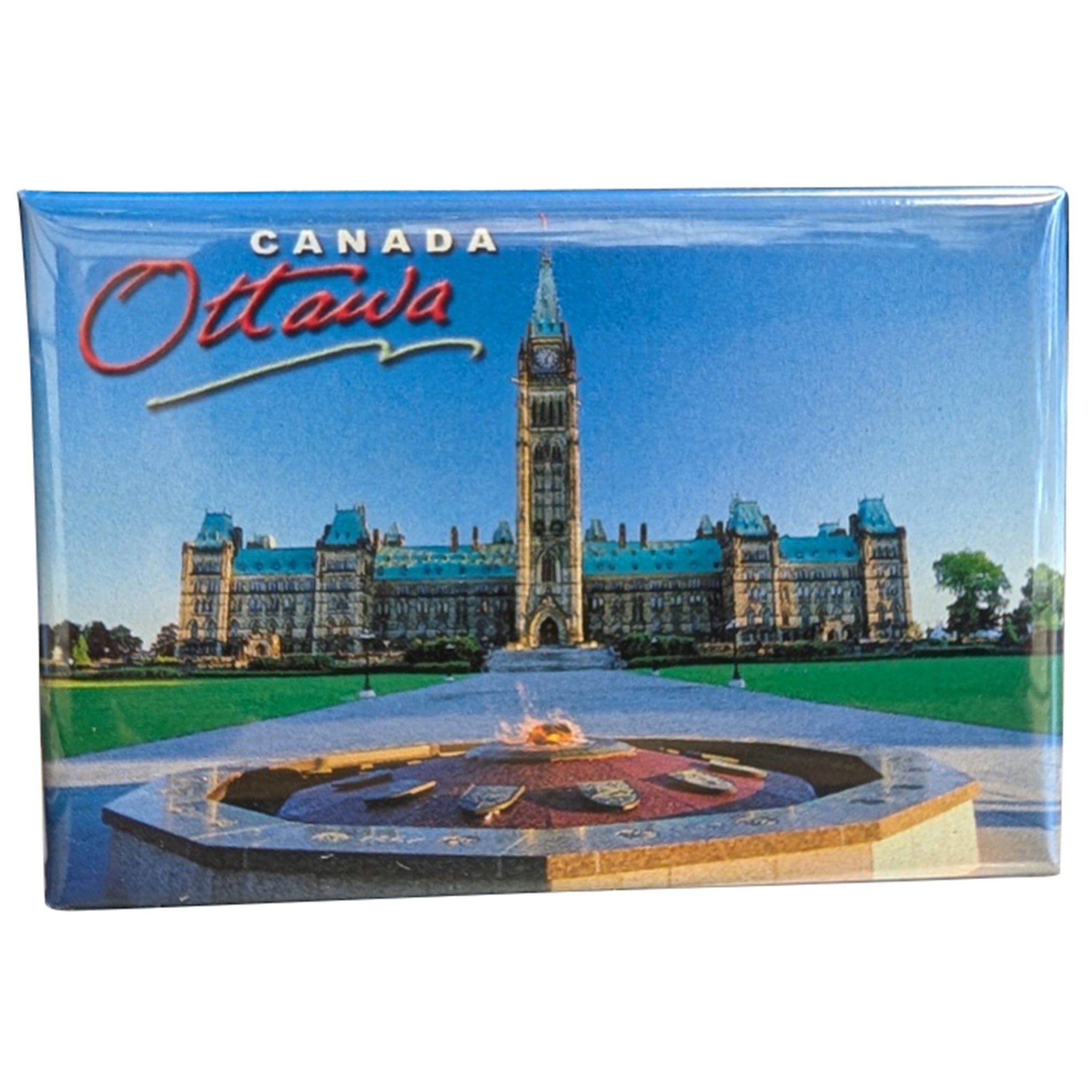 Photo Magnet Parliament Building Eternal Flame - 2 x 3”
