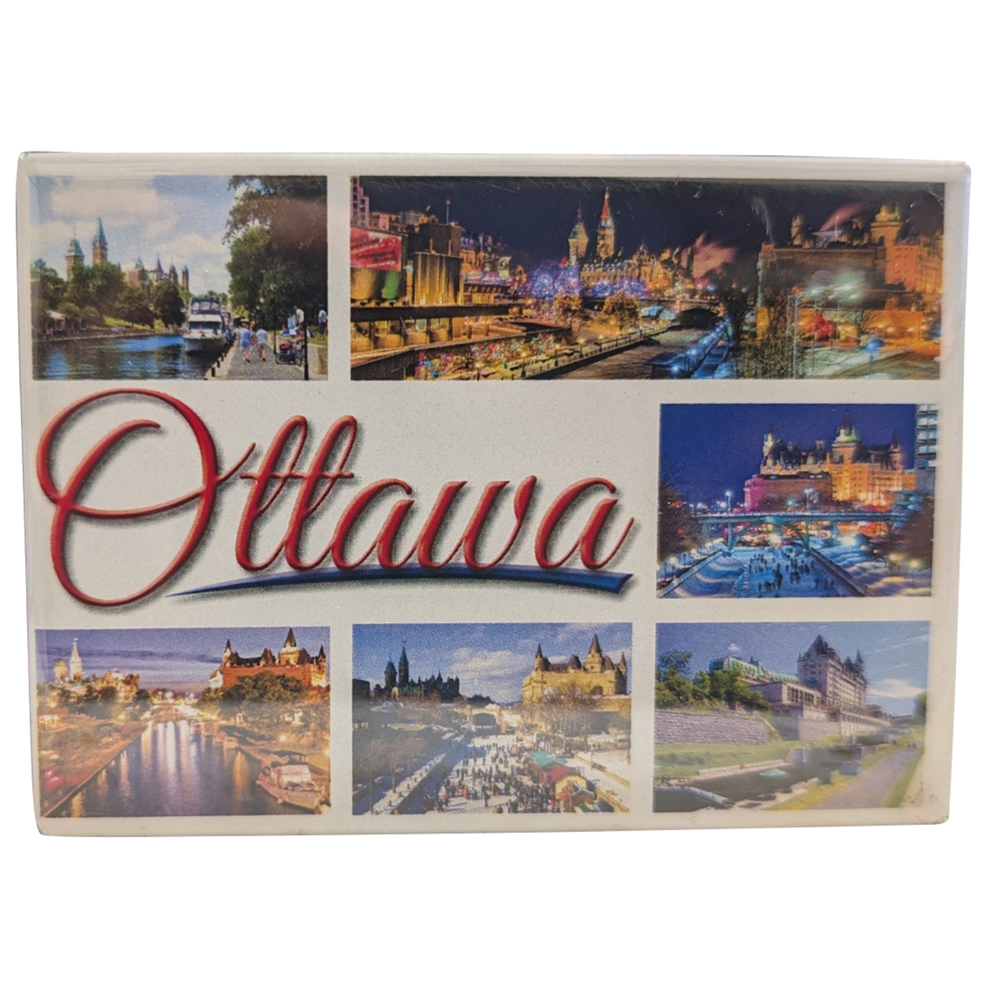 Photo Magnet Winter and Summer Ottawal 2.5 X3.5"