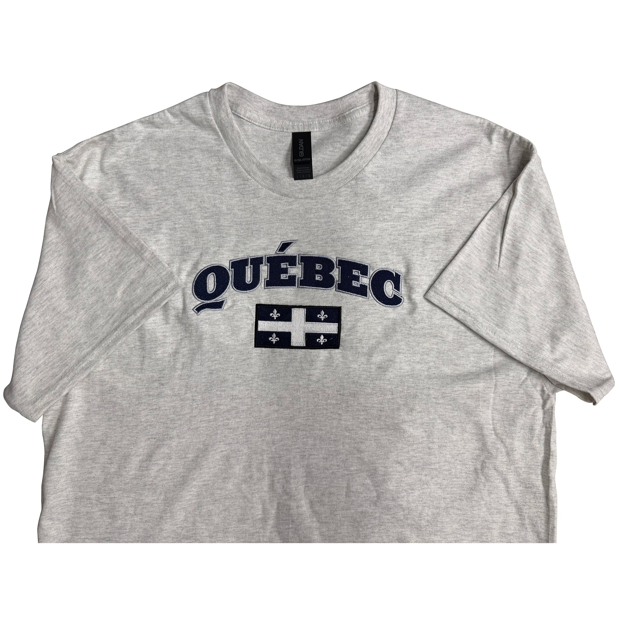 Quebec Short Sleeve Embroidered T-shirt