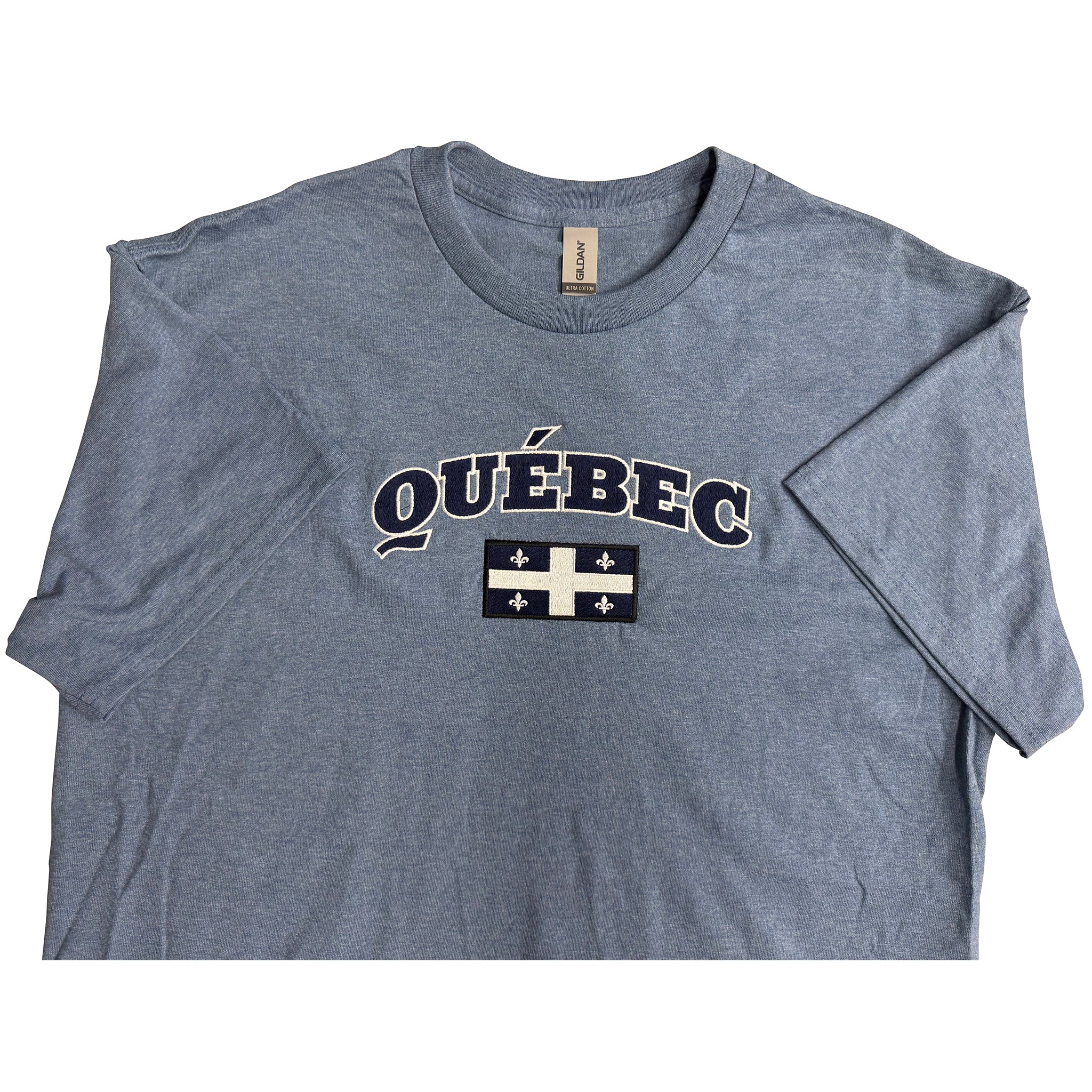 Quebec Short Sleeve Embroidered T-shirt