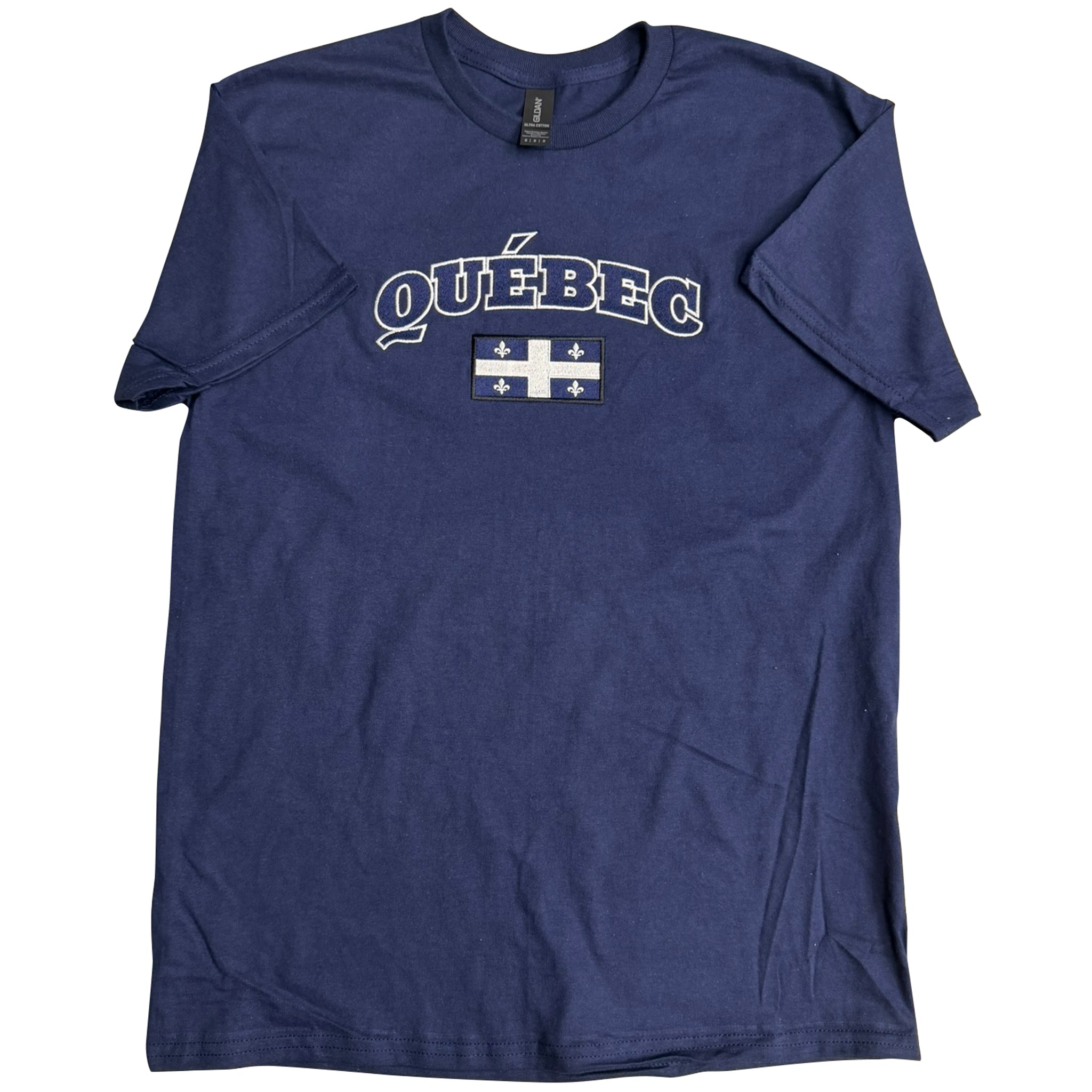 Quebec Short Sleeve Embroidered T-shirt