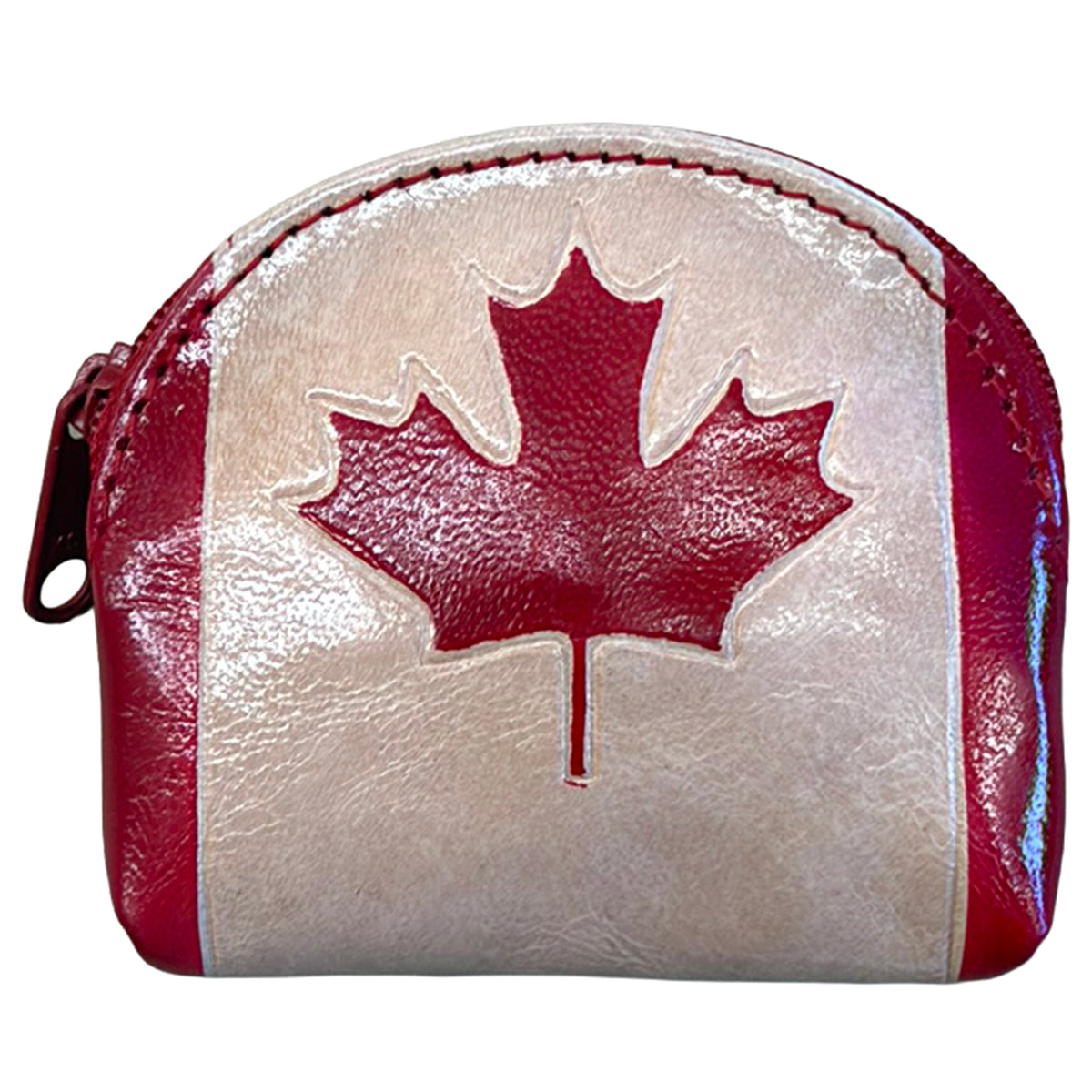 CANADA FLAG LEATHER PURSE KEYTAG