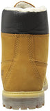 Timberland Women's 6 Inch Premium Fleece Lined WP Winter Boot, Wheat Nubuck