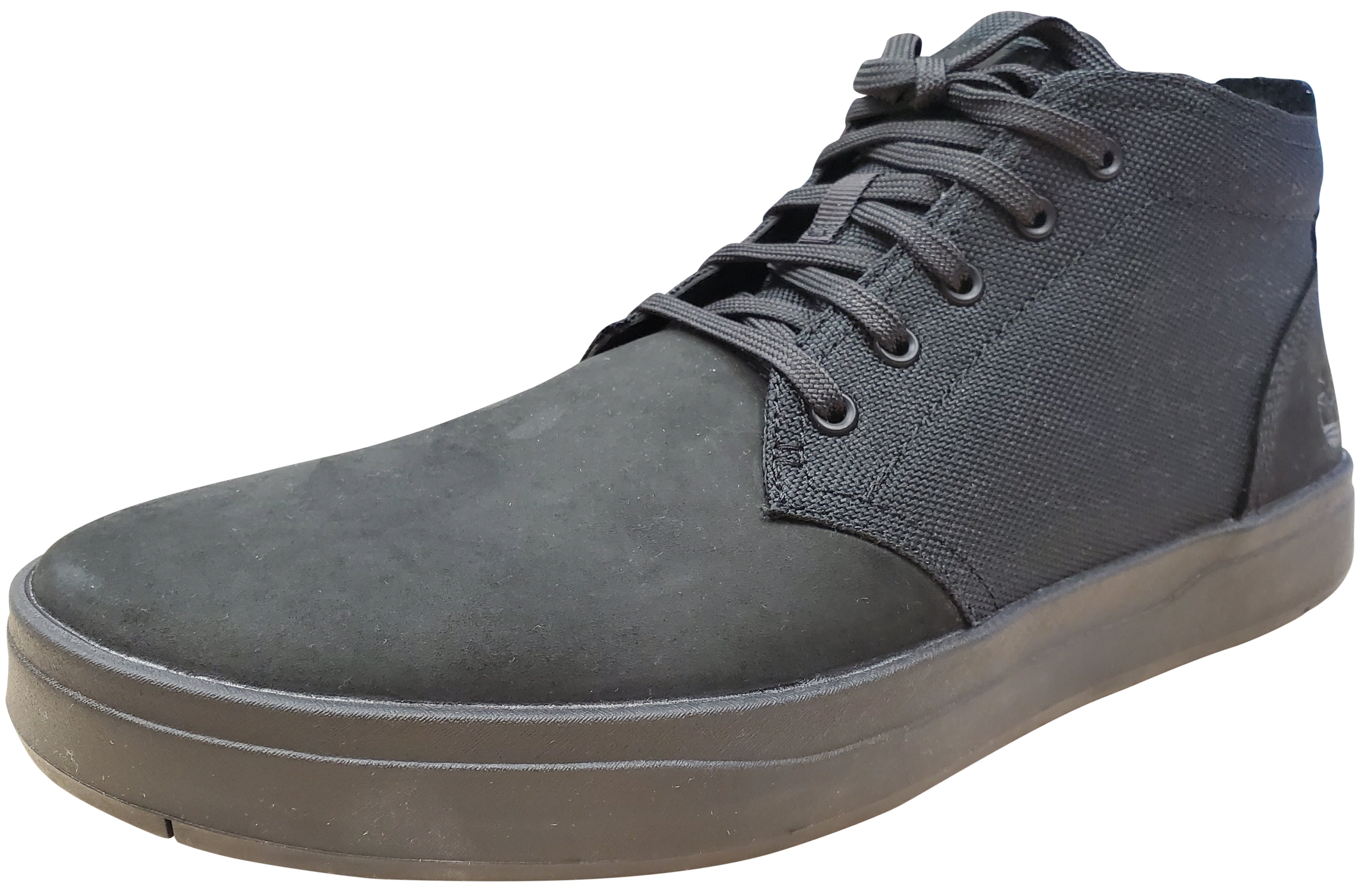 Timberland Davis Square Leather and Fabric Chukka Blackout Nubuck