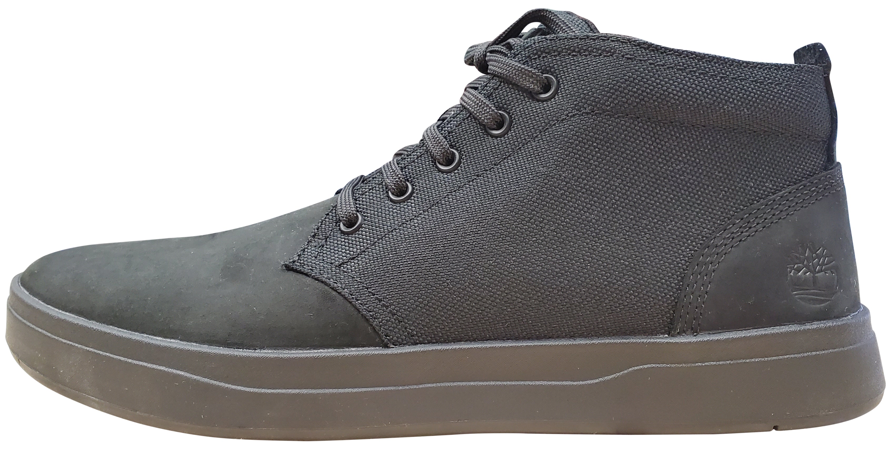 Timberland Davis Square Leather and Fabric Chukka Blackout Nubuck